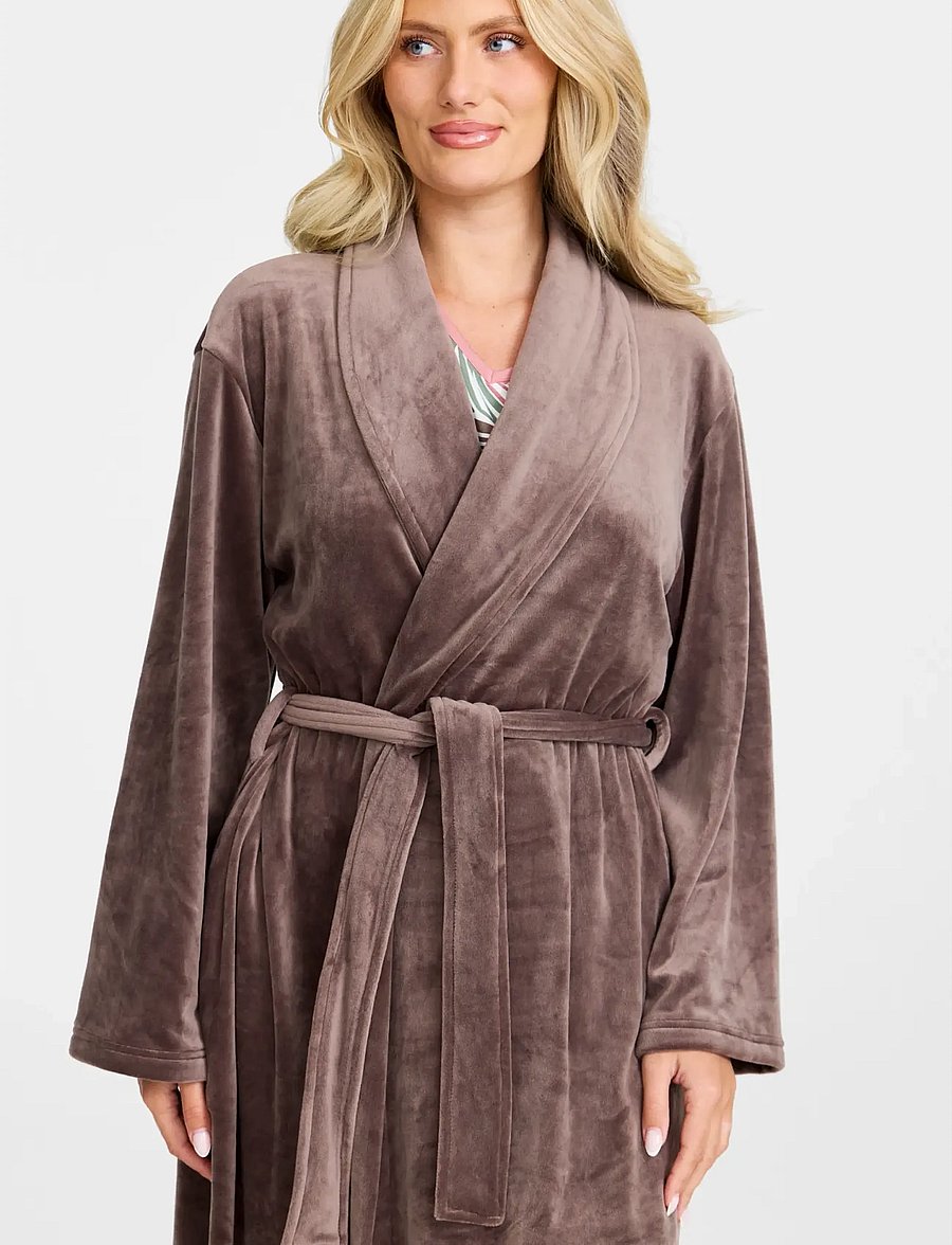 Damella of Sweden - Robe - morgenkåber - taupe - 4