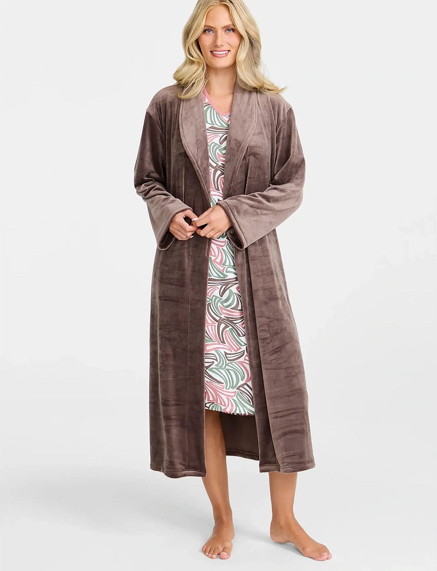 Damella of Sweden - Robe - morgenkåber - taupe - 5