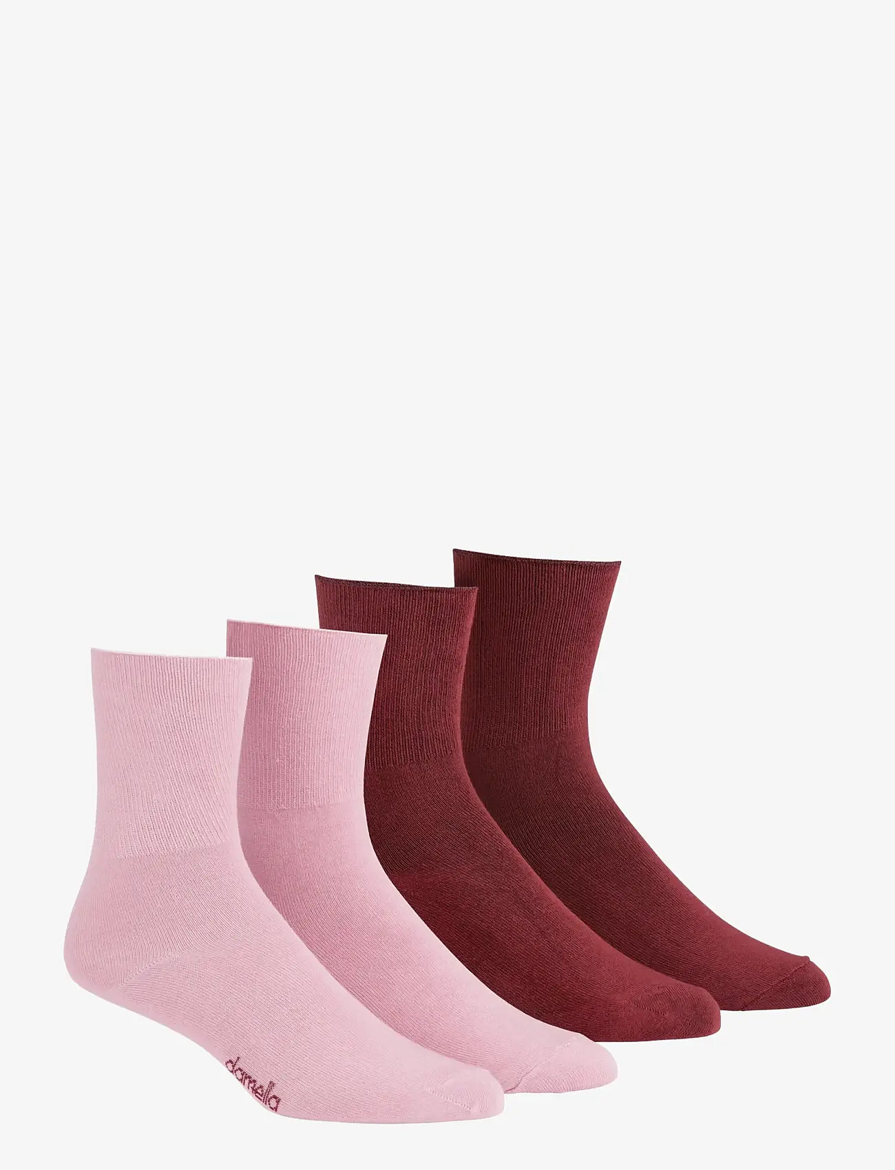 Damella of Sweden - 2-Pack Bamboo Socks - regular socks - ruby/pink - 0