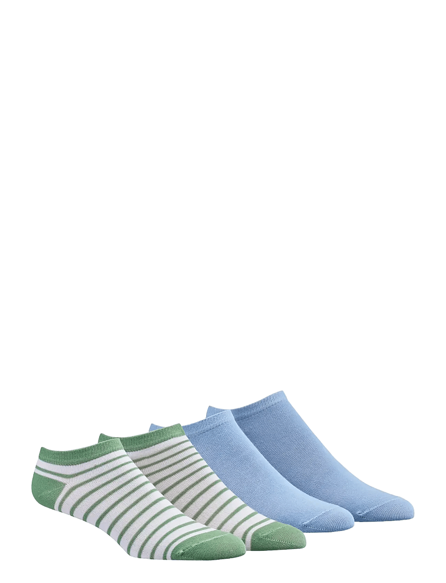 Damella of Sweden - 2-Pack Ankel Socks - ankelstrømper - green/blue - 0