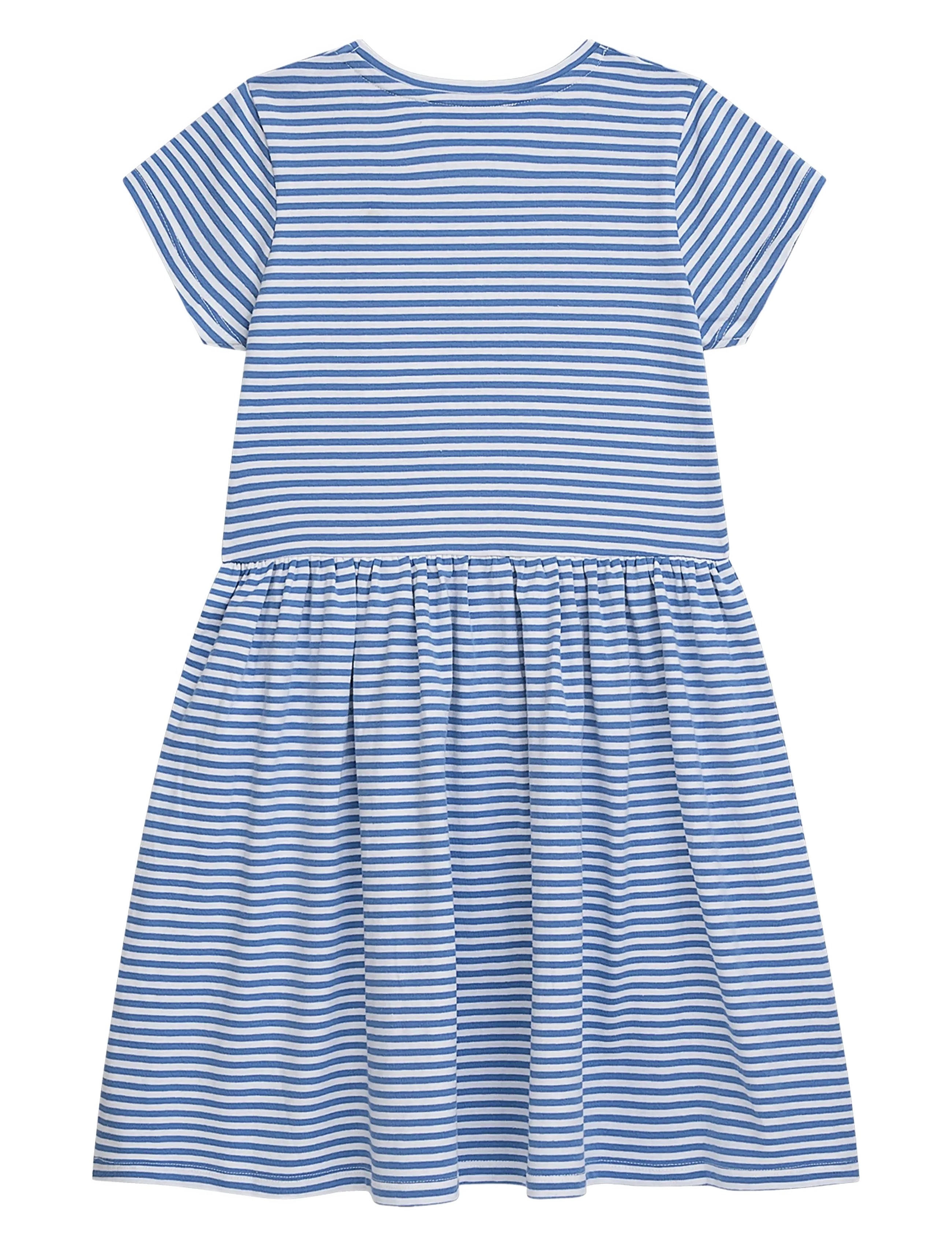 Danamade - DMERLE - kurzärmelige freizeitkleider - blue - 2