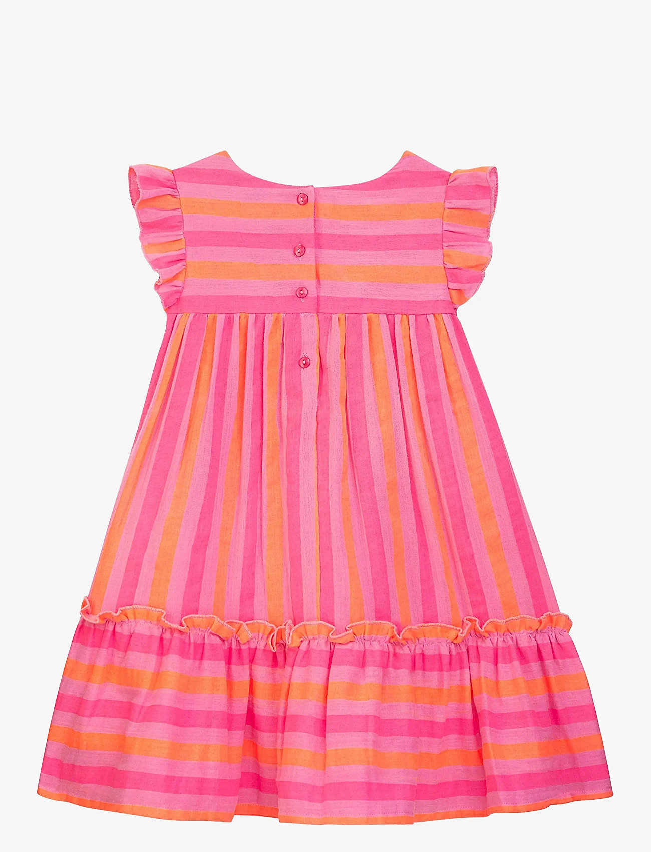 Danamade - DJENNIE - casual jurken met korte mouwen - neon pink - 2
