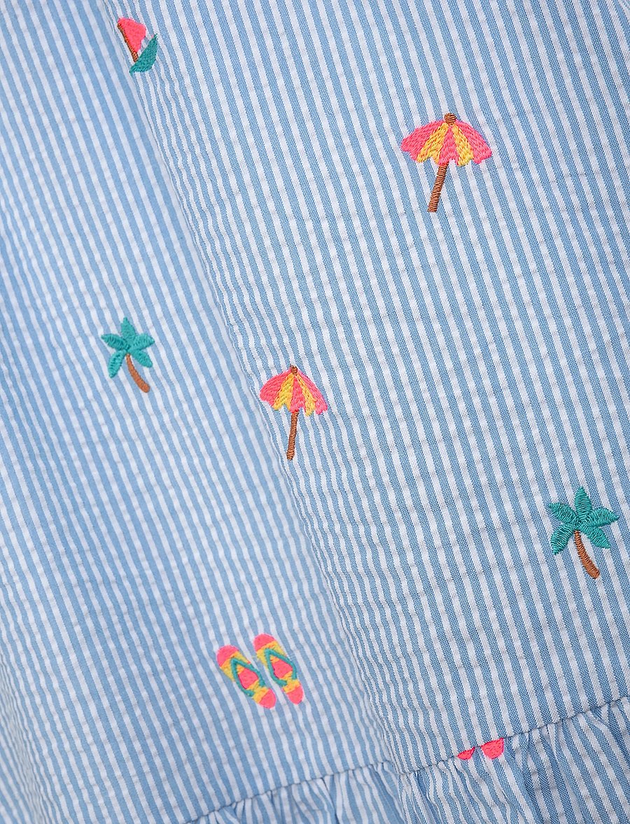 Danamade - DJANE - kurzärmelige freizeitkleider - blue - 3