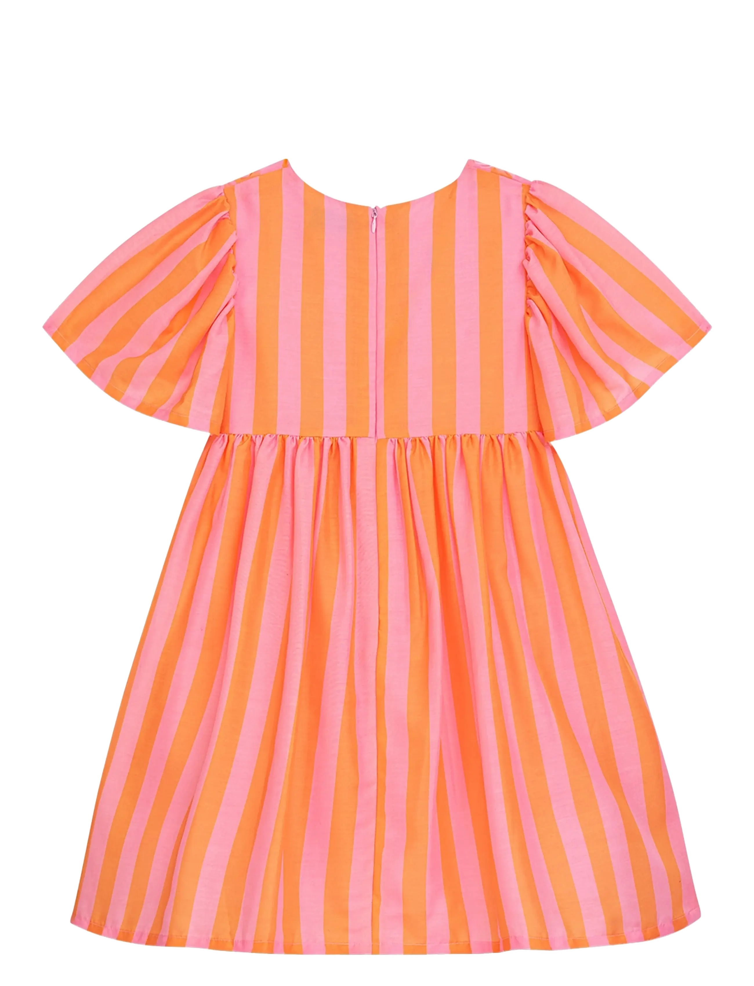 Danamade - DLILOU - short-sleeved casual dresses - orange - 2