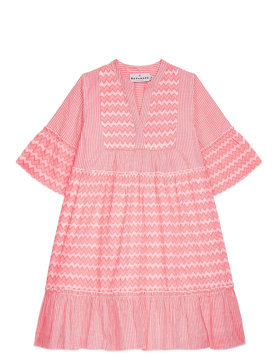 Danamade - DRUNA - kurzärmelige freizeitkleider - neon coral - 1