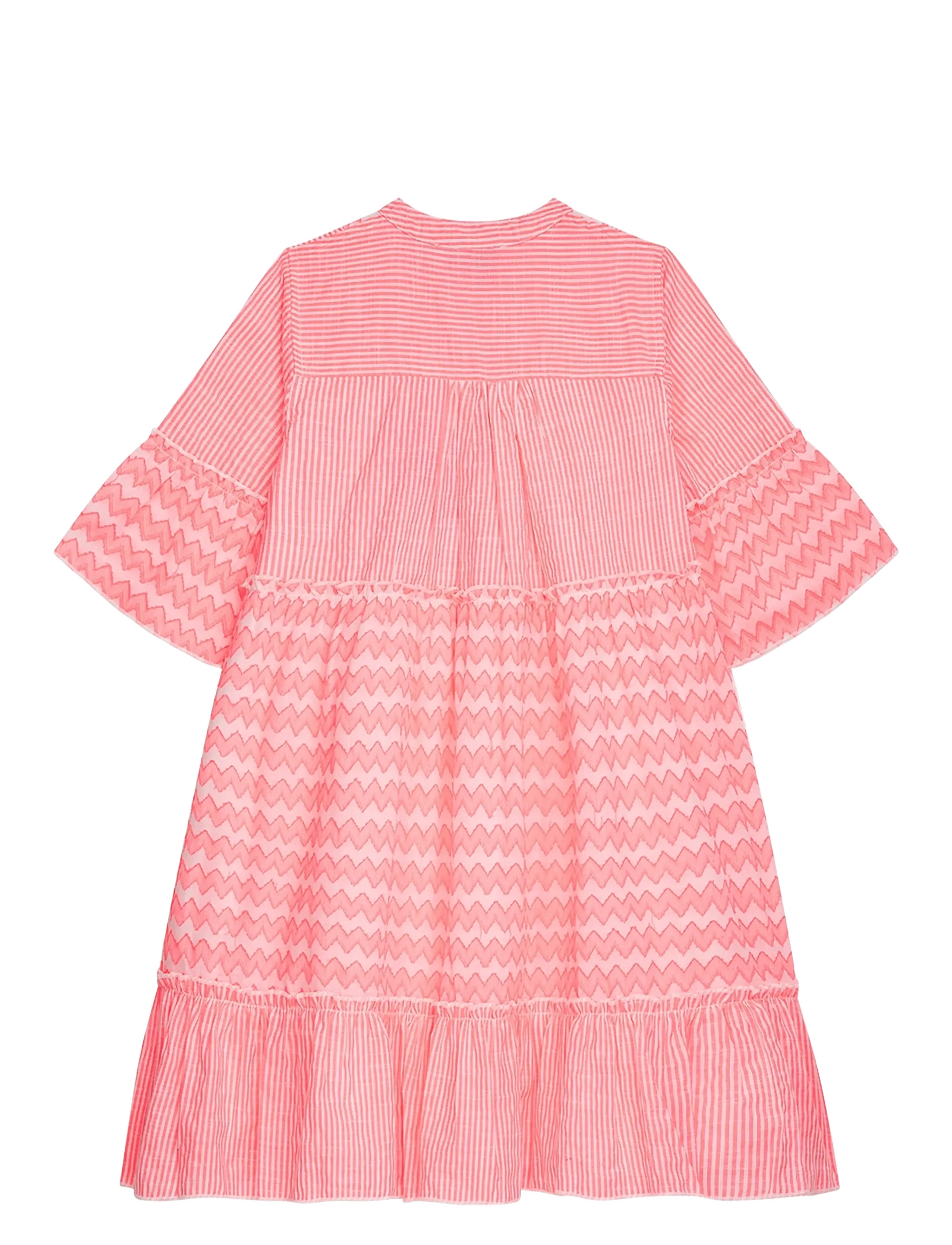 Danamade - DRUNA - short-sleeved casual dresses - neon coral - 2