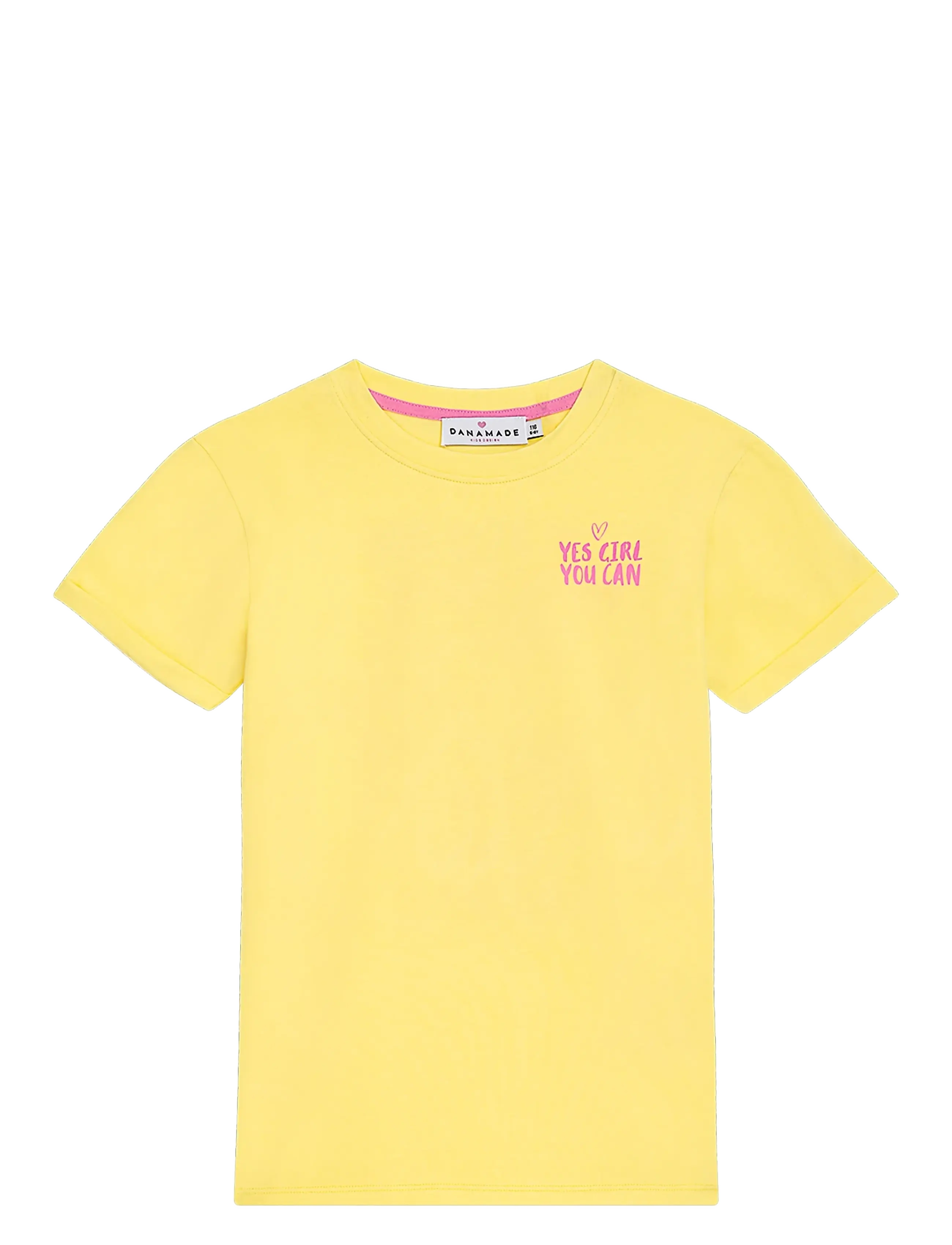 DANAMADE Shirt Dlucia Gelb - 116 - Kinder