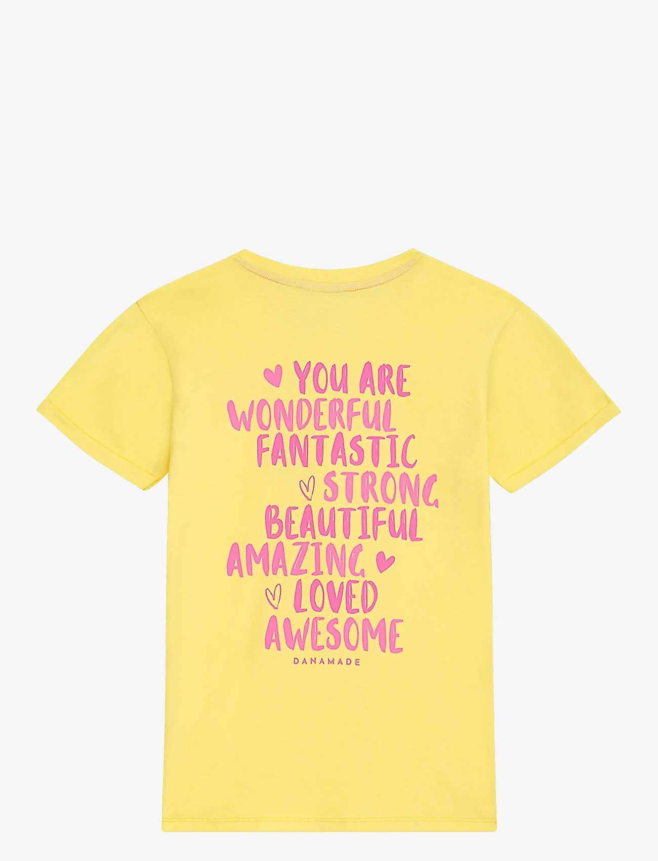 Danamade - Shirt DLUCIA - kortærmede t-shirts - lemonade - 2