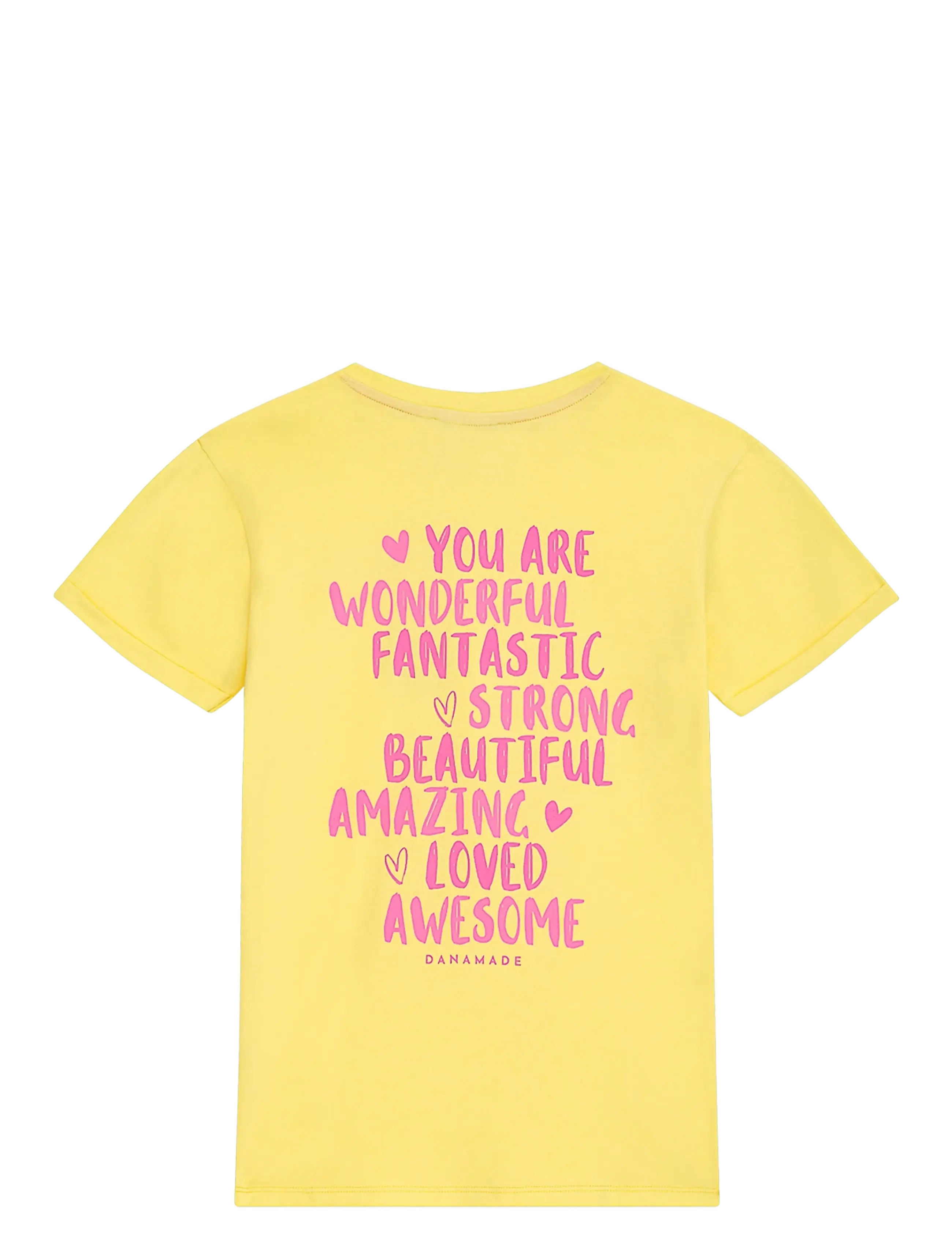 Danamade - Shirt DLUCIA - lühikeste varrukatega t-särgid - lemonade - 2