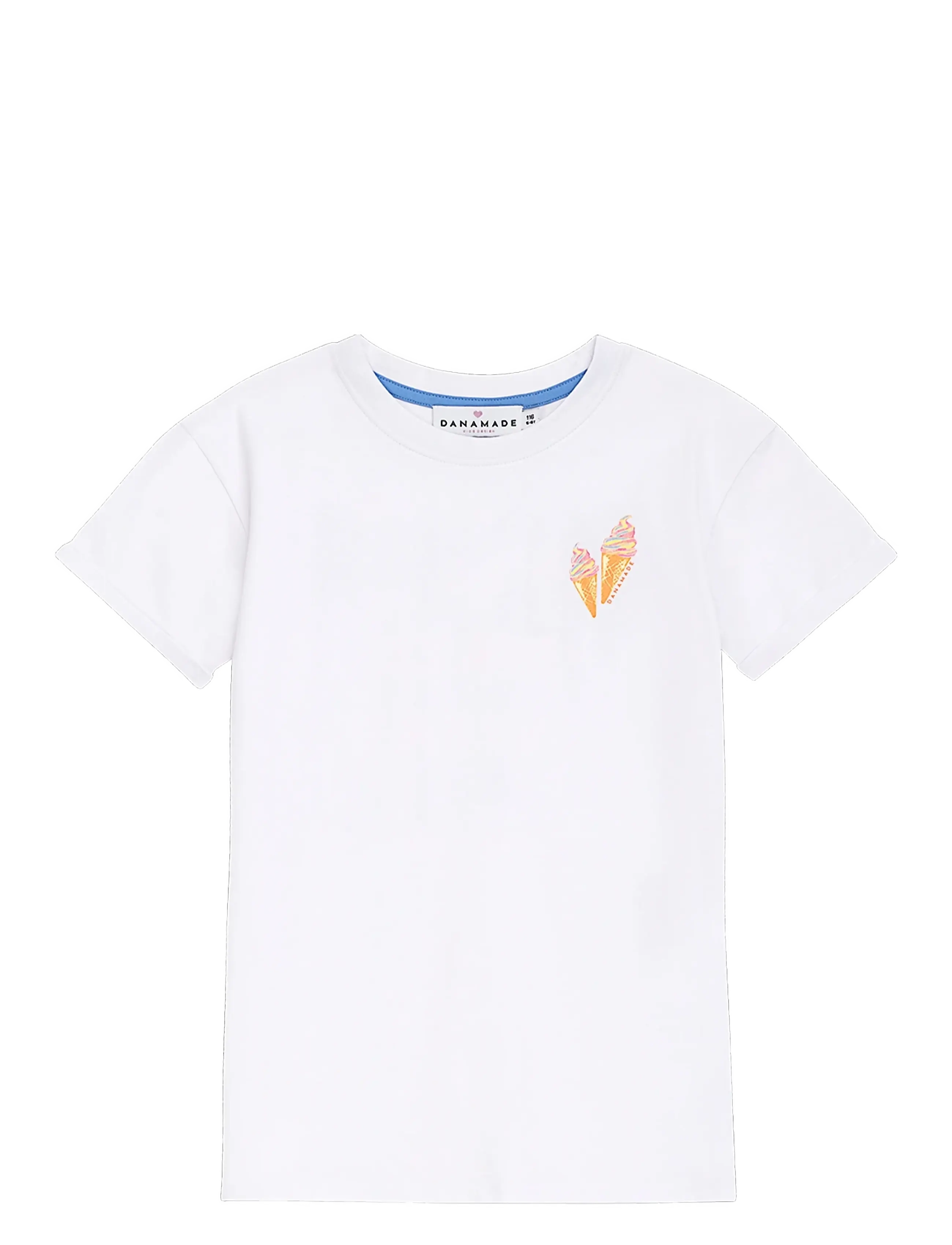 DANAMADE Shirt Dnoemi Weiß - 128 - Kinder