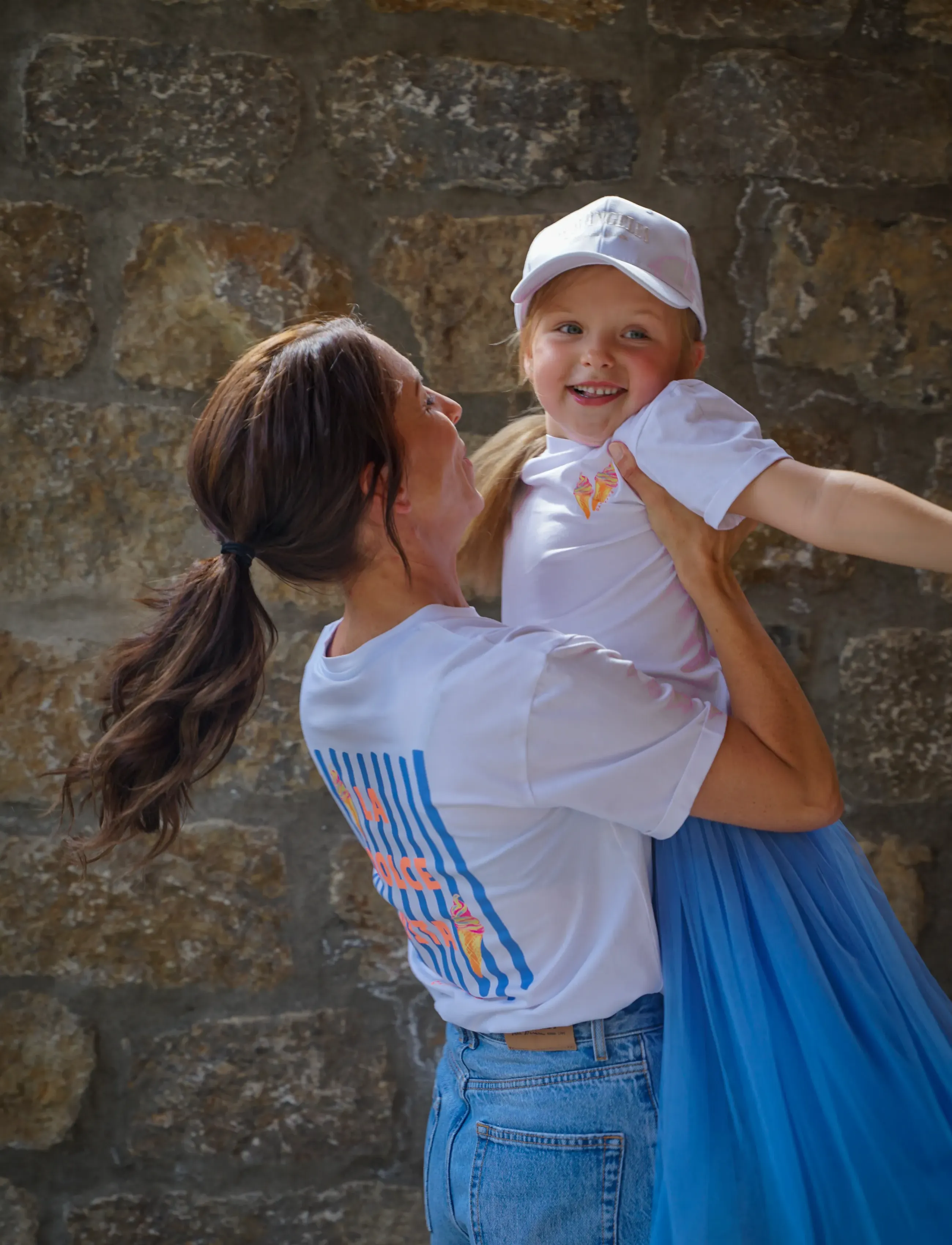 Danamade Shirt Dnoemi, 128, T-shirts, Weiß - Short-sleeved, Kinder