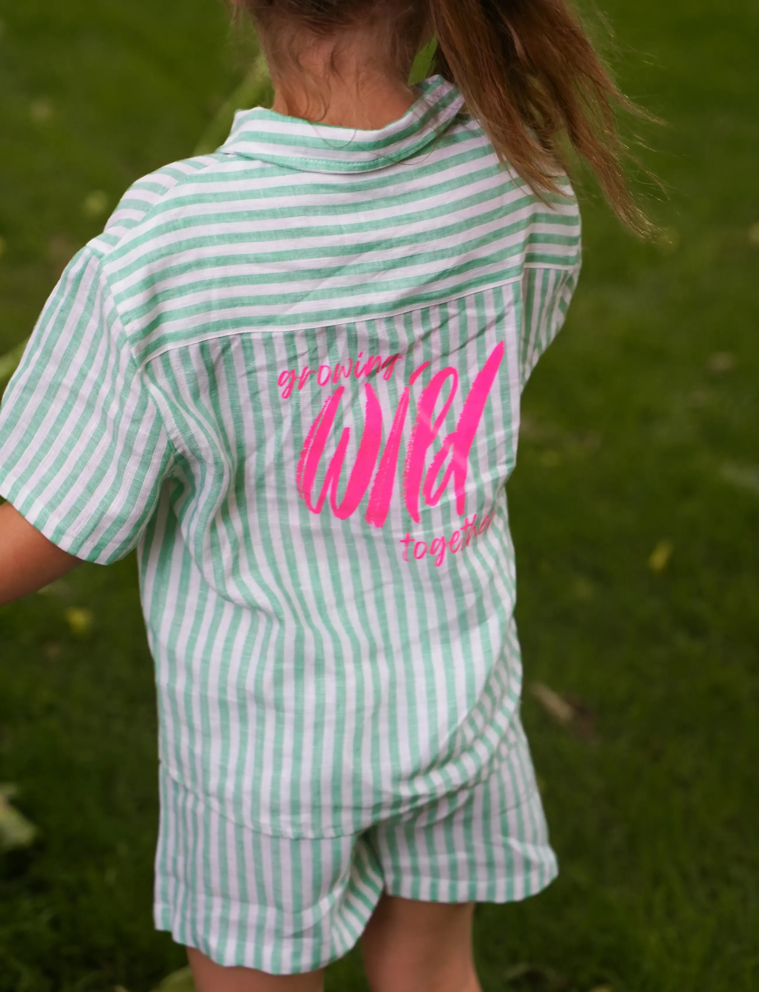 Danamade Dnoa, 152, Shirts, Grün - Short-sleeved Kinder