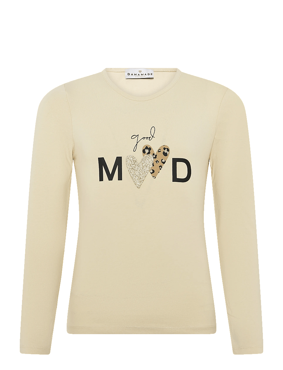 Danamade - Shirt DSVEA - pikkade varrukatega t-särgid - crÈme - 0