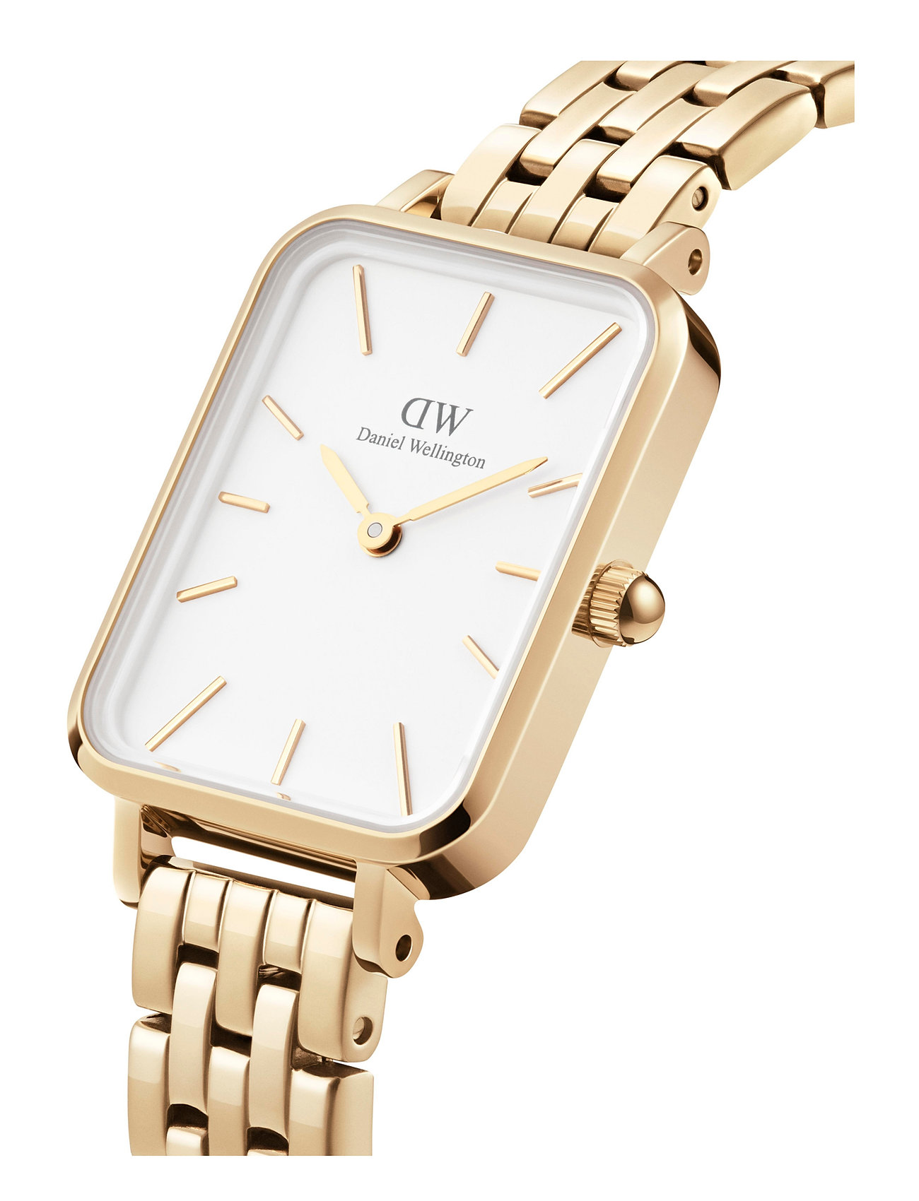 Daniel Wellington 20x26mm Watch Quadro 5-link Evergold DW analoga klockor dam – bild 8
