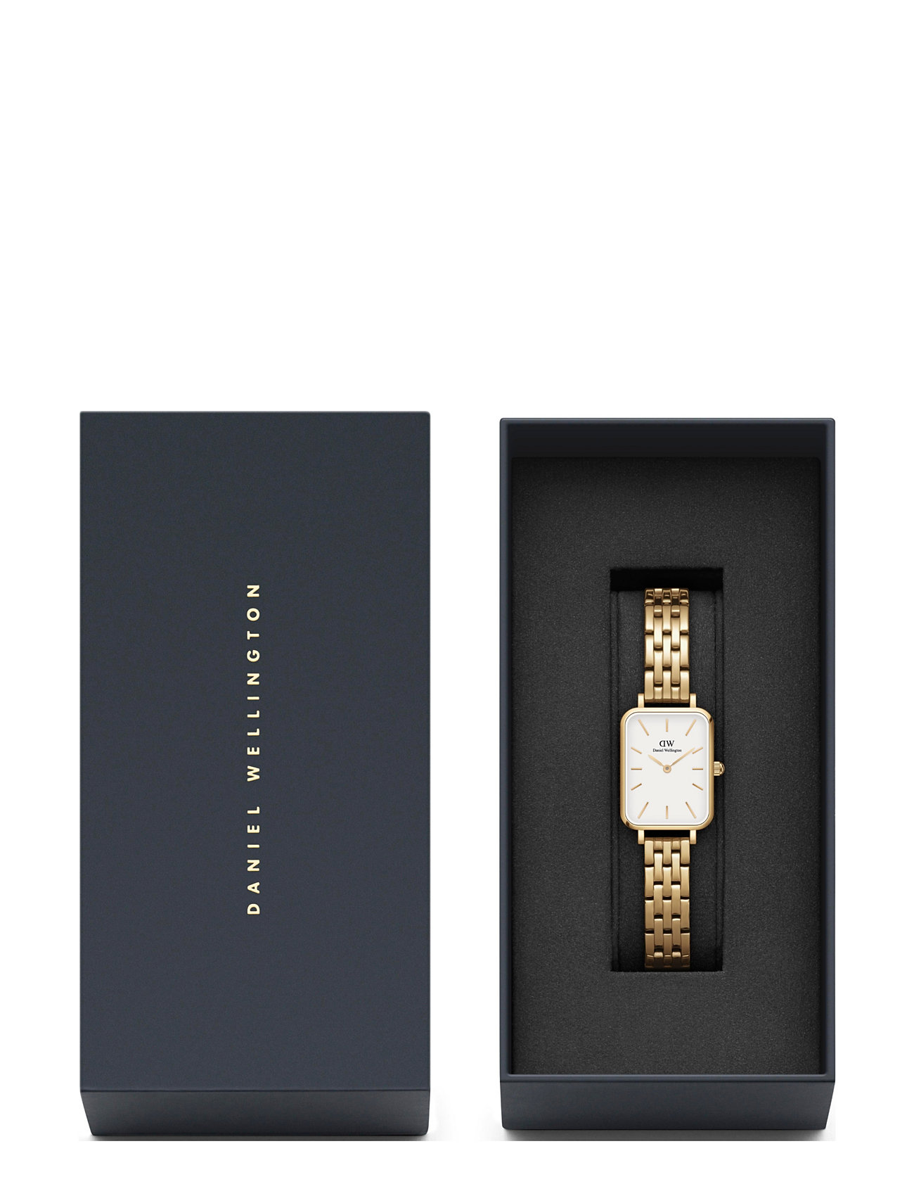 Daniel Wellington 20x26mm Watch Quadro 5-link Evergold DW analoga klockor dam – bild 9