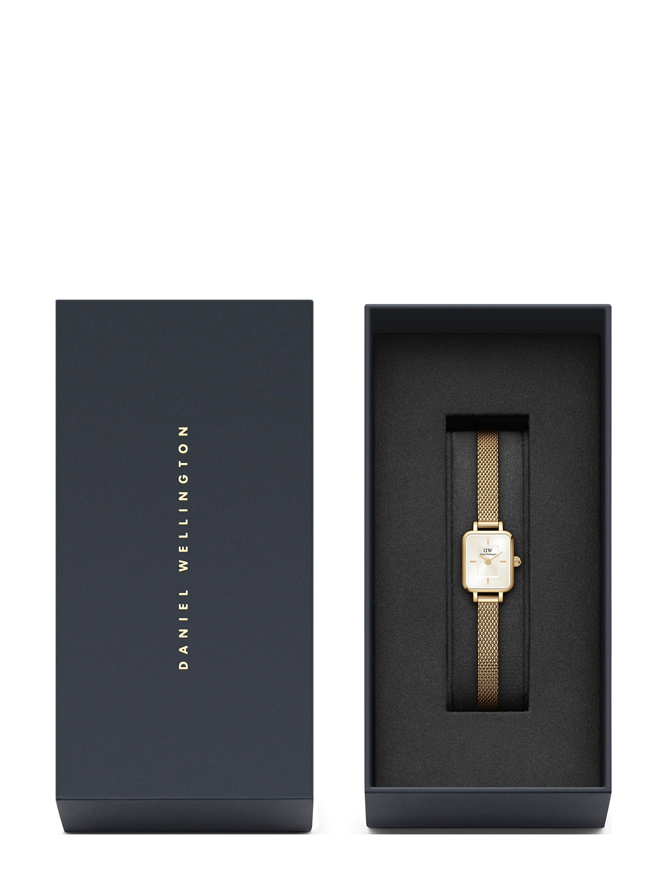 Daniel Wellington 15mm Watch Quadro Mini Evergold Champagne DW klockor herr – bild 10