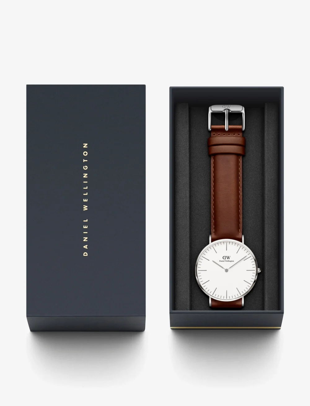 Daniel Wellington - Classic 40 St Mawes S White - analoge uhren - silver - 2
