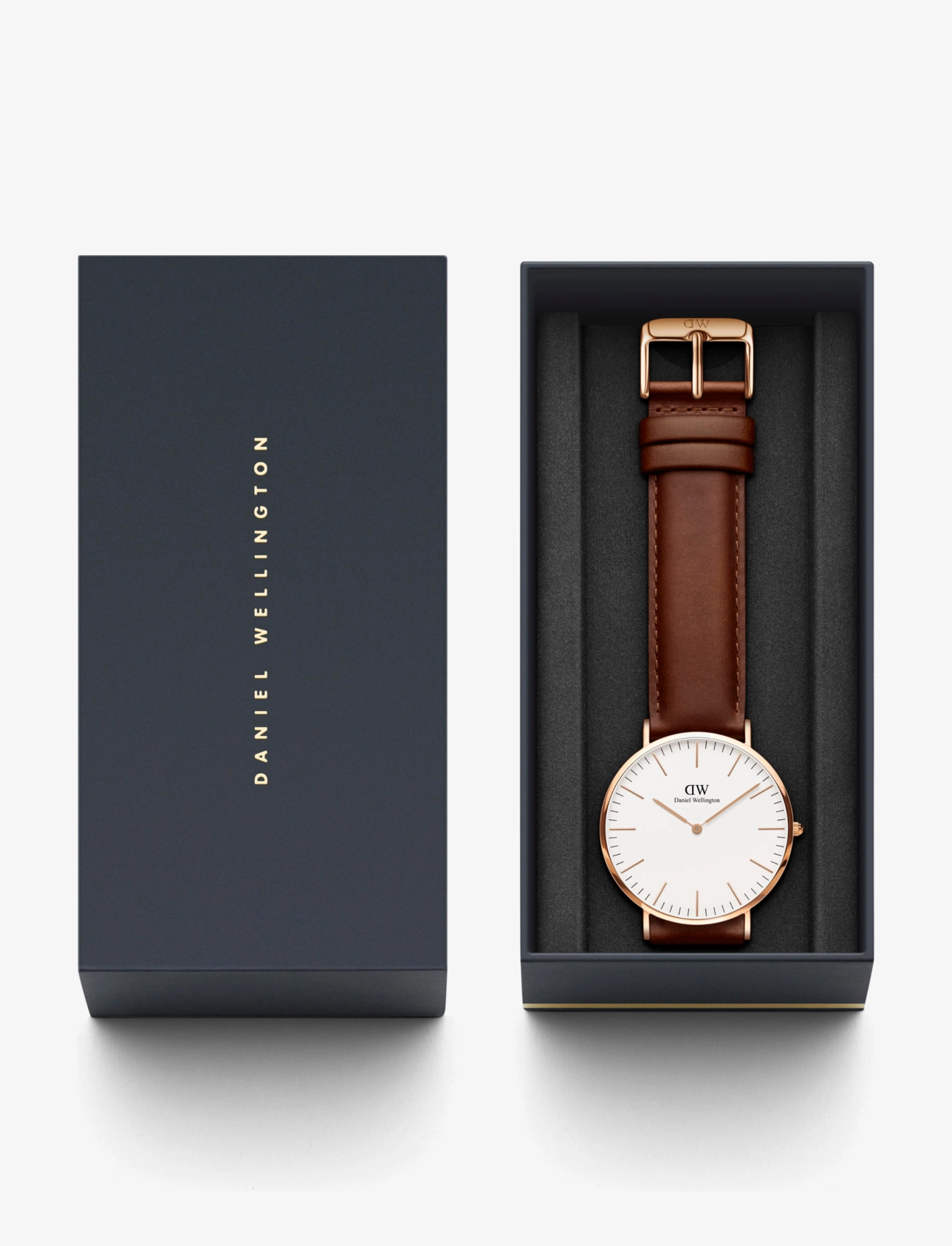 Daniel Wellington - Classic 36 St Mawes RG White - analoga klockor - rose gold - 2
