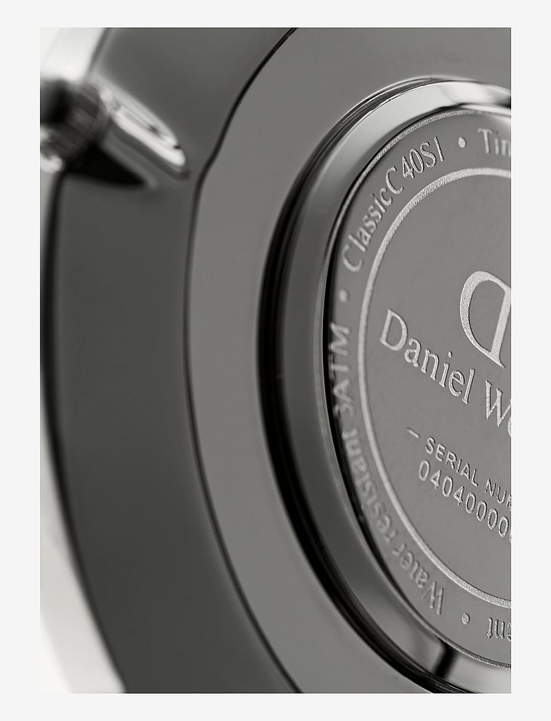 Daniel Wellington - Classic 40 Sheffield S Black - analoge uhren - silver - 1