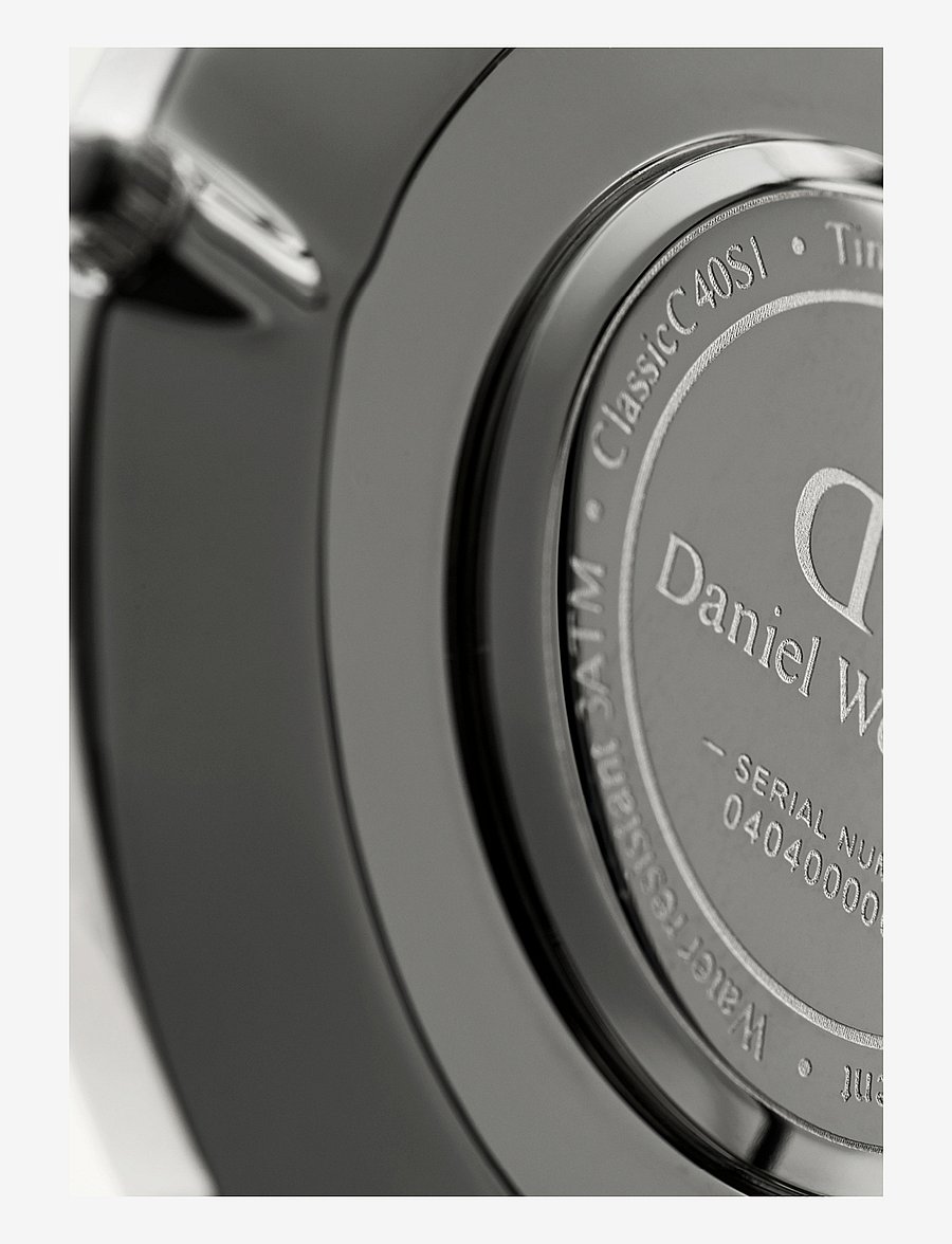 Daniel Wellington - Classic 40 Sheffield S Black - analoge klokker - silver - 1
