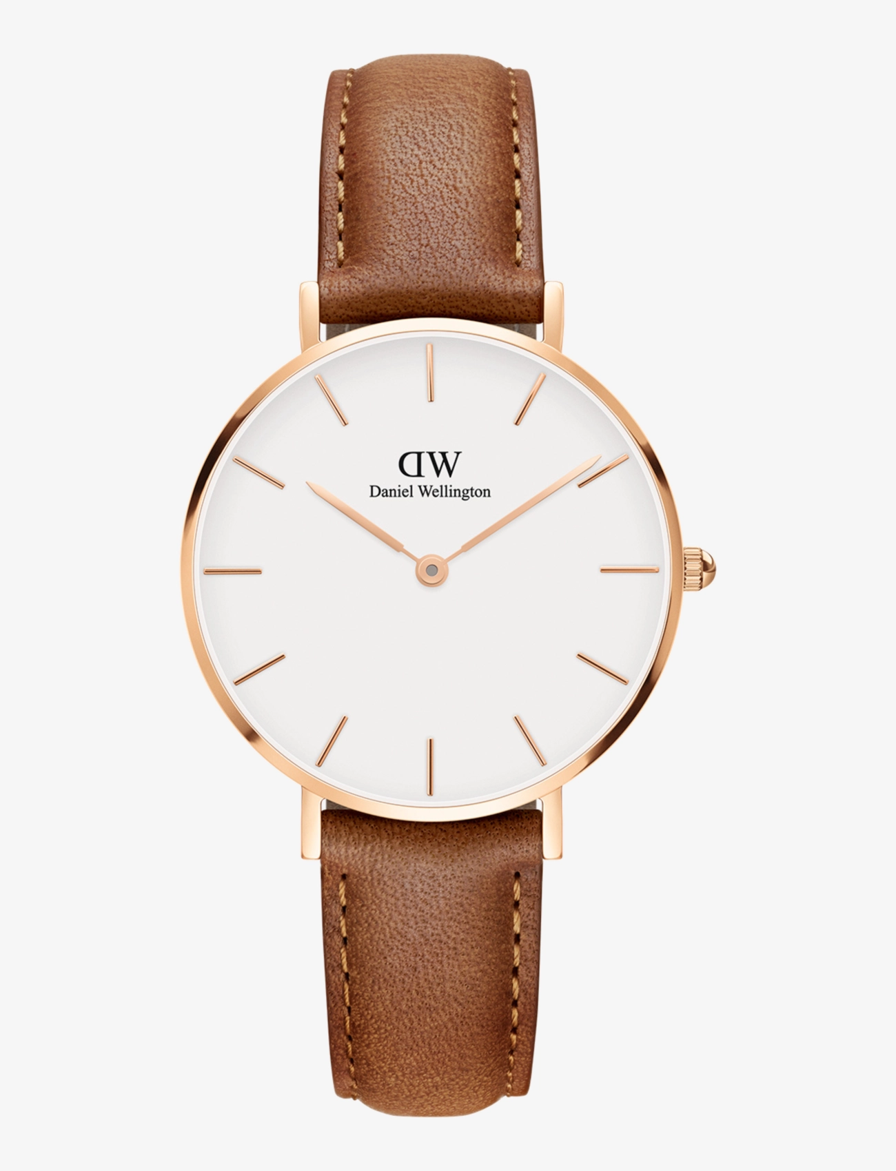 Daniel Wellington Petite 32 Durham Rg White, 32 mm, Brown, Ure > Analoge Ure, Dame
