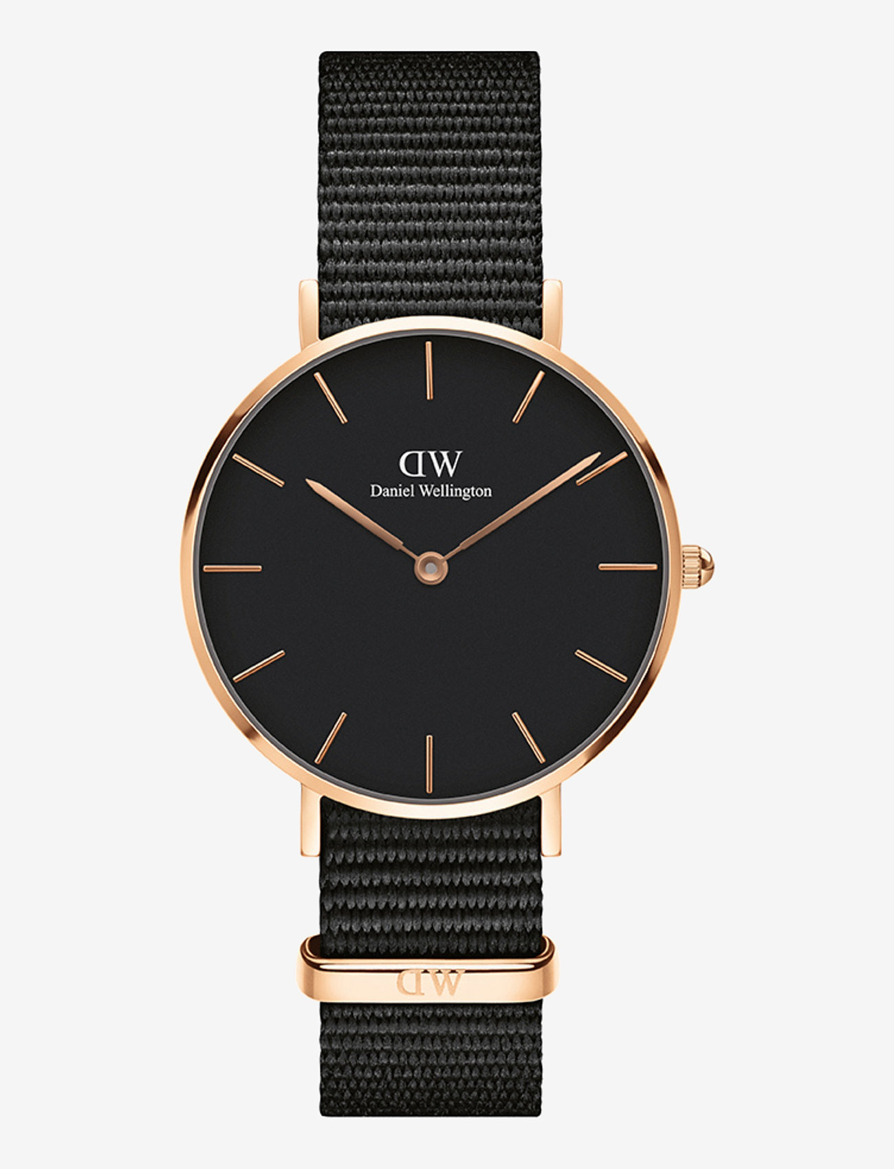 Daniel Wellington - Petite 32 Cornwall RG Black - analogiset kellot - rose gold - 0