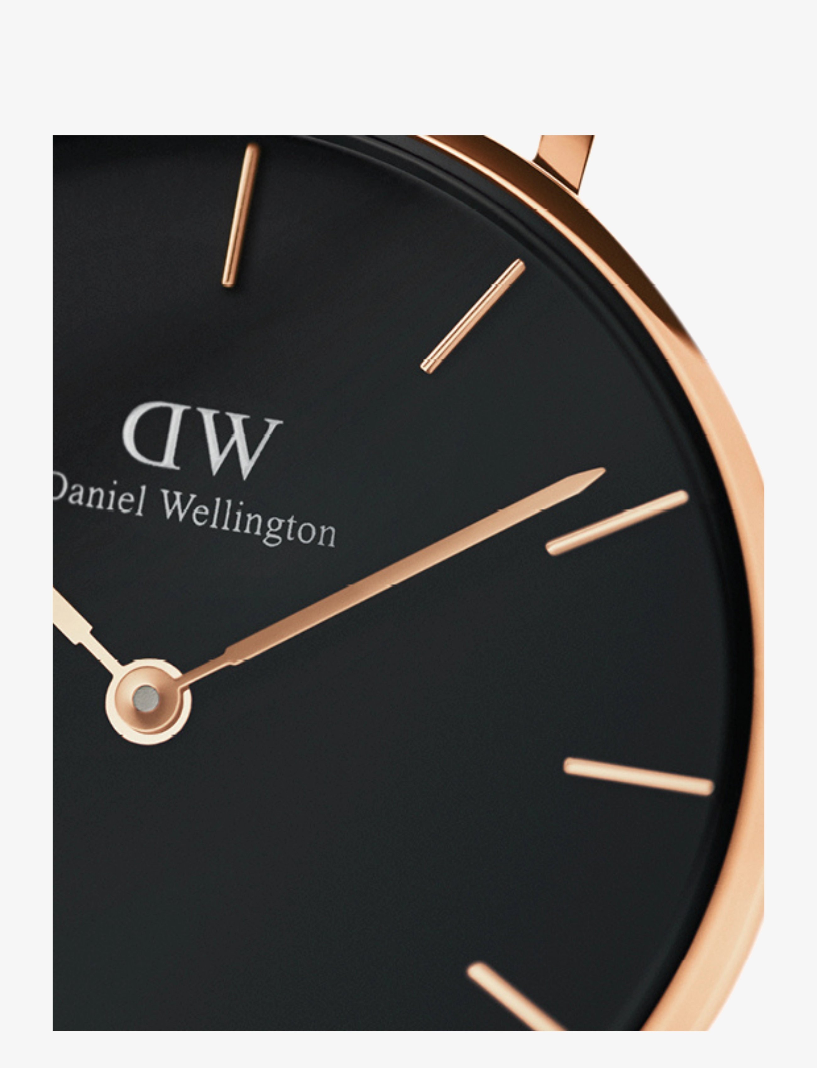 Daniel Wellington - Petite 32 Cornwall RG Black - ure - rose gold - 1