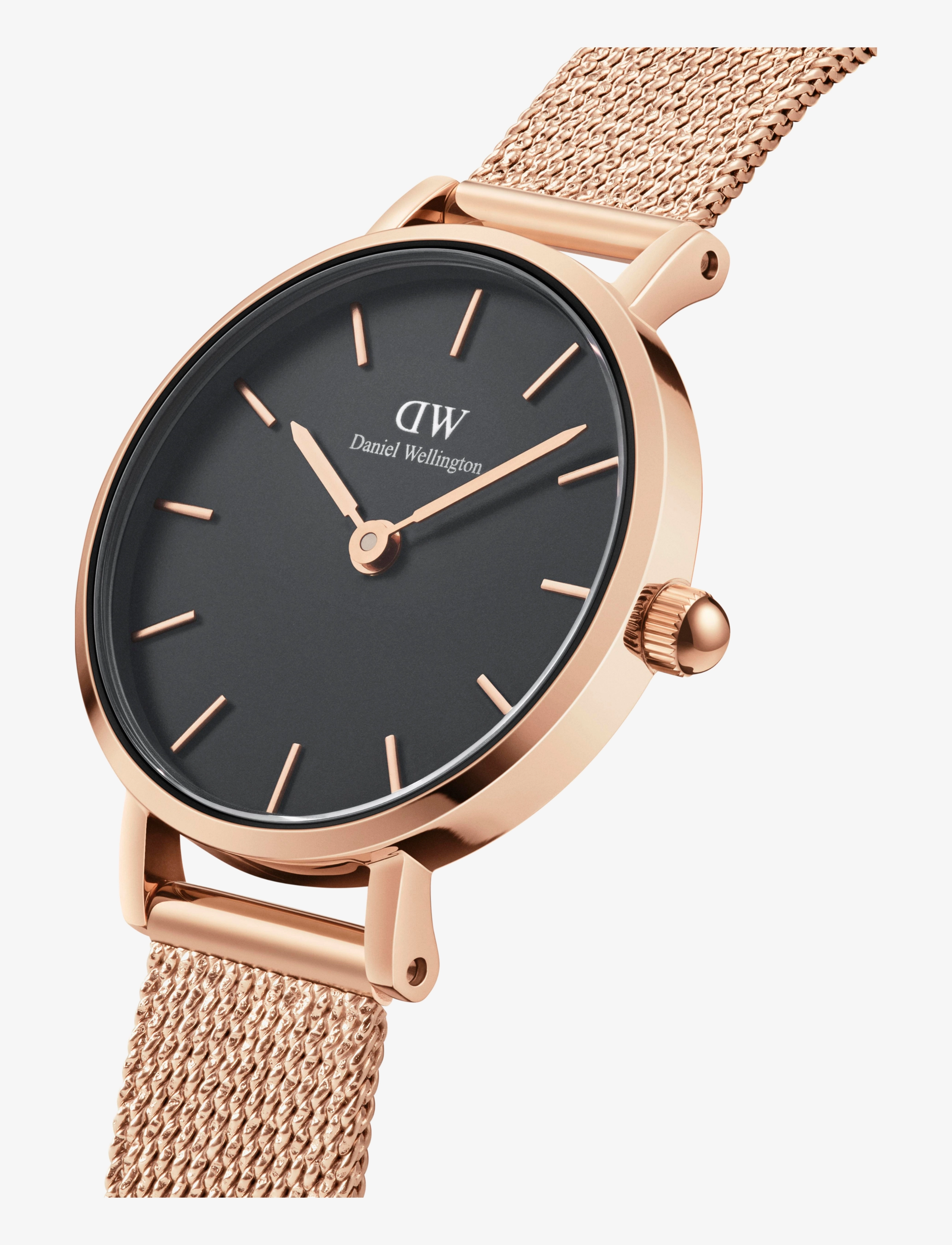 Daniel Wellington - Petite 28 Melrose RG Black - rose gold - 1