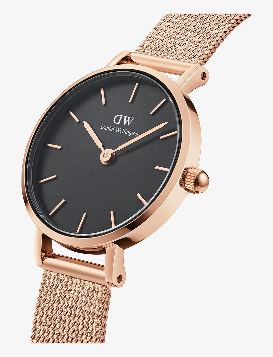 Daniel Wellington - Petite 28 Melrose RG Black - rose gold - 1