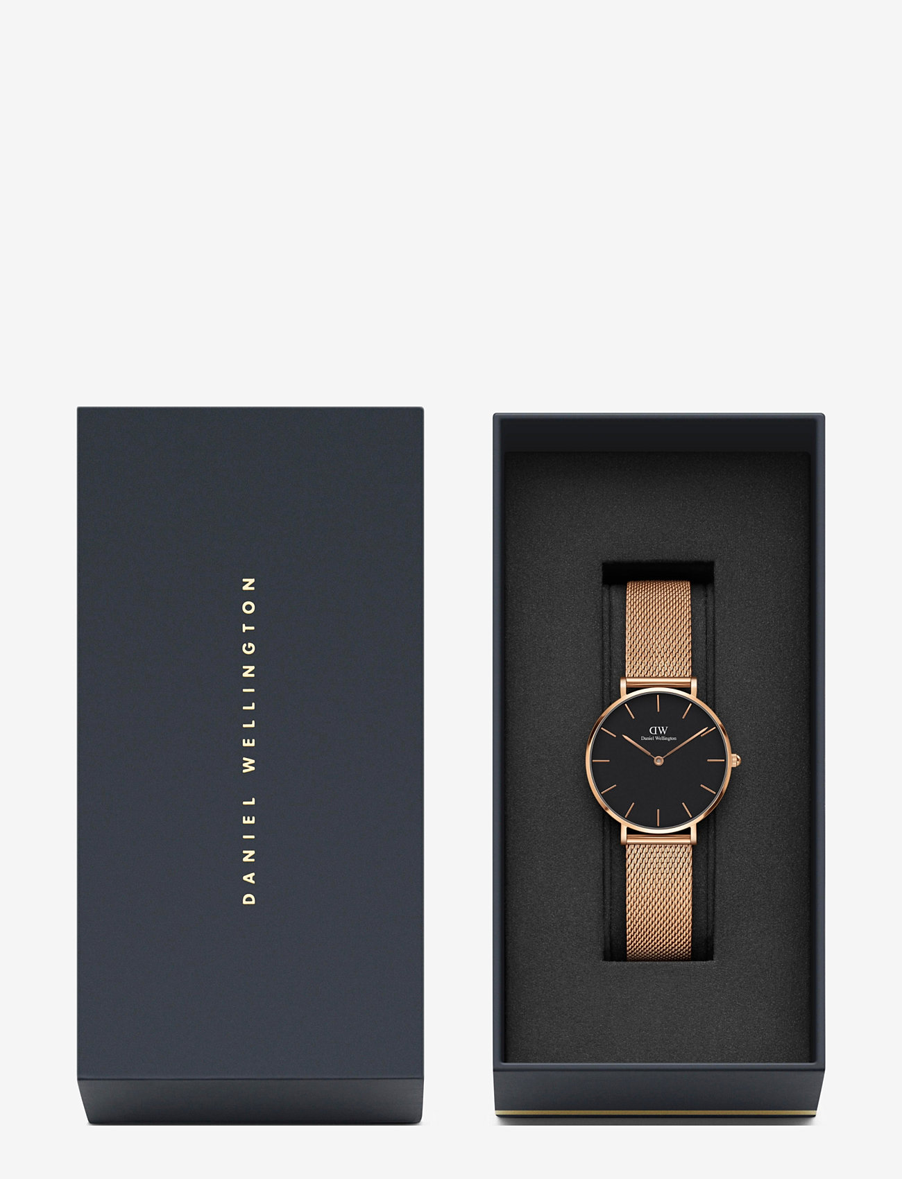 Daniel Wellington - Petite 28 Melrose RG Black - rose gold - 2