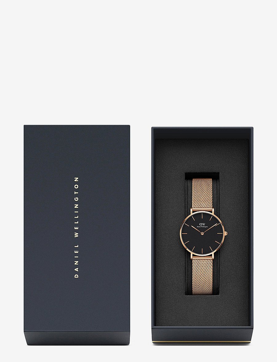 Daniel Wellington - Petite 28 Melrose RG Black - rose gold - 2