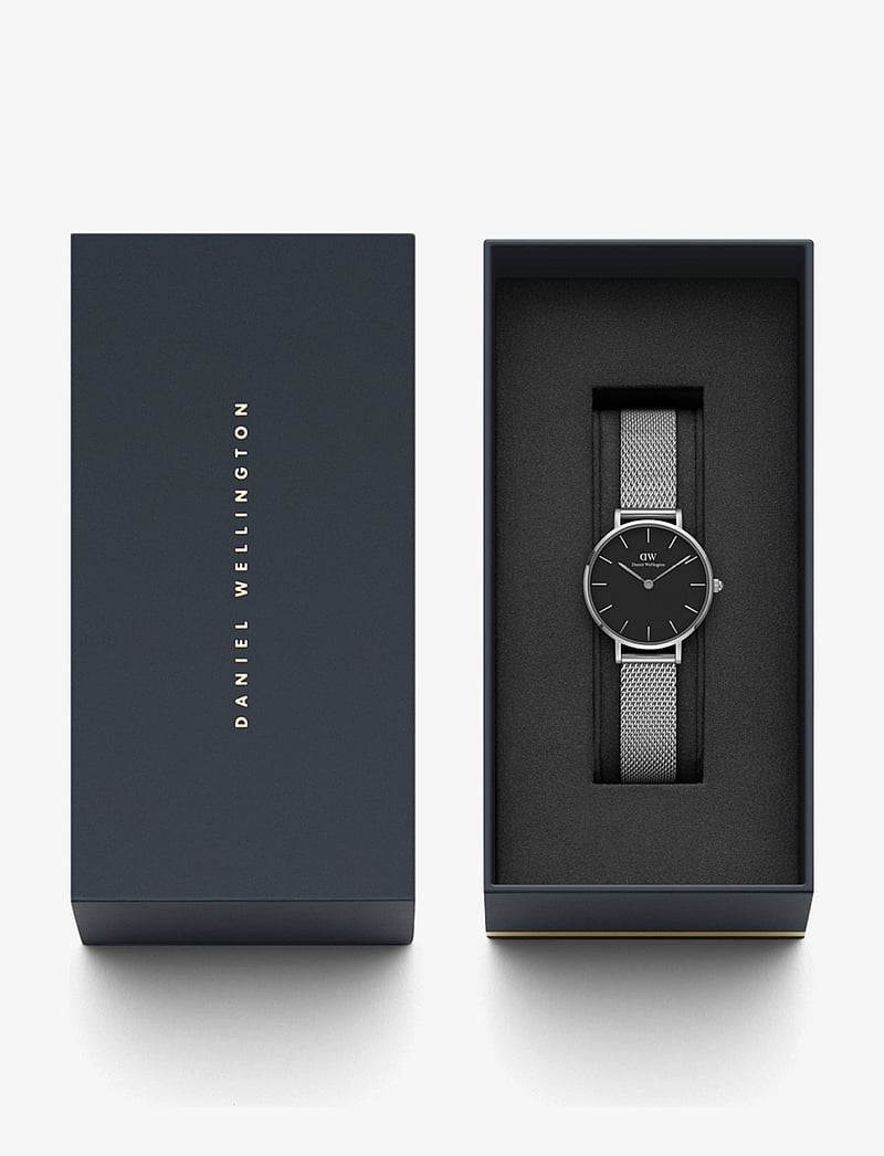 Daniel Wellington - Petite 28 Sterling S Black - analoge uhren - silver - 2