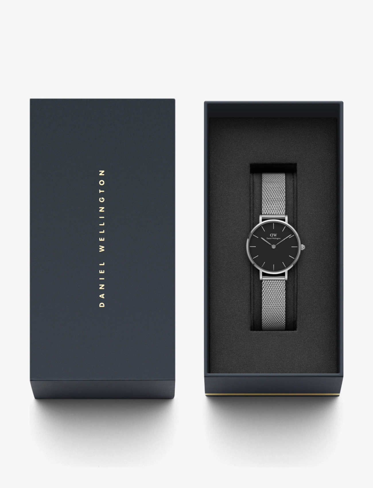 Daniel Wellington - Petite 28 Sterling S Black - analoge uhren - silver - 2