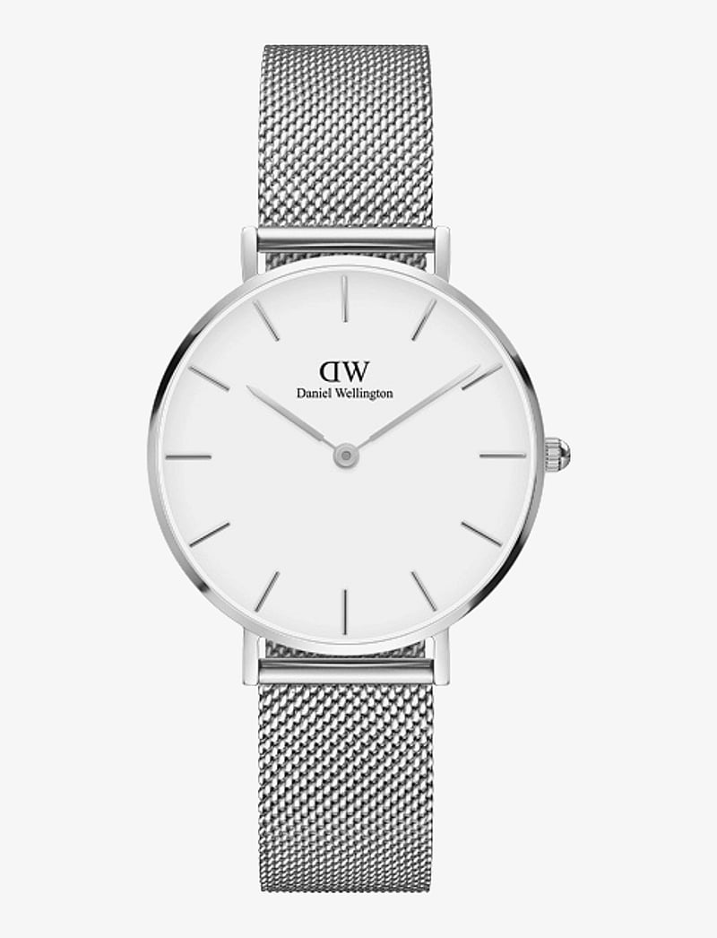 Daniel Wellington - Petite 28 Sterling S White - analoge uhren - silver - 0
