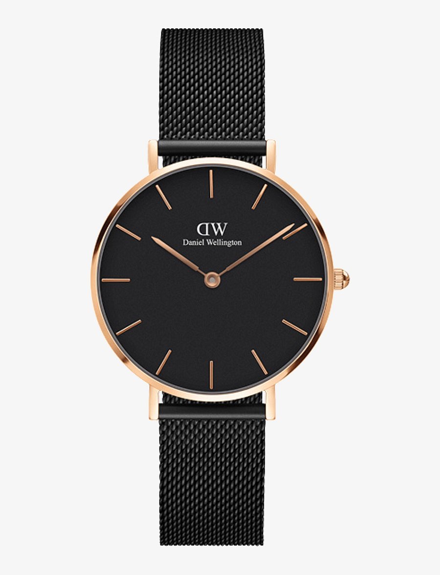 Daniel Wellington - Petite 28 Ashfield RG Black - analoogkellad - rose gold - 0