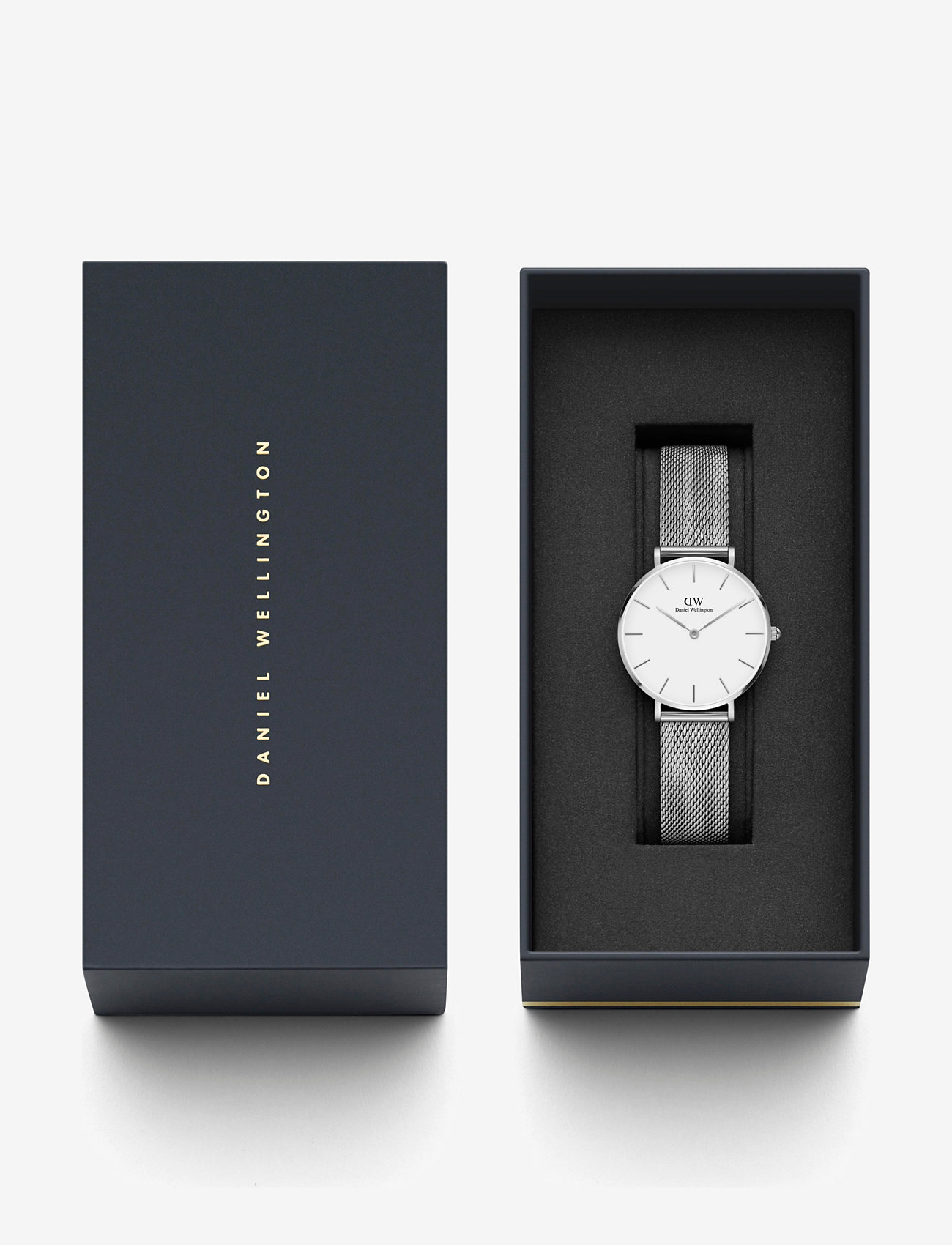 Daniel Wellington - Petite 36 Sterling S White - analog watches - silver - 2