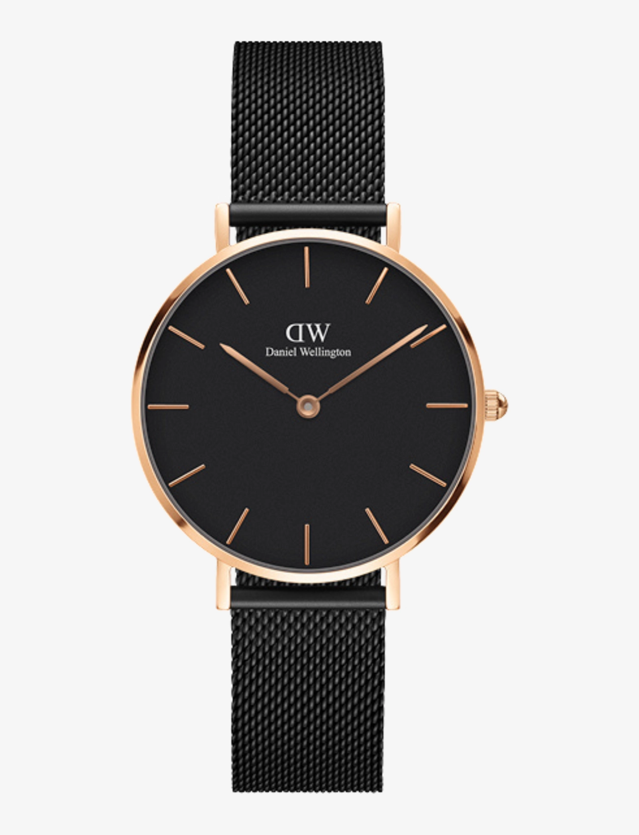Daniel Wellington Petite 36 Ashfield Rg Black, Mænd, Meshrem Ur, Sort, Str: 36 mm