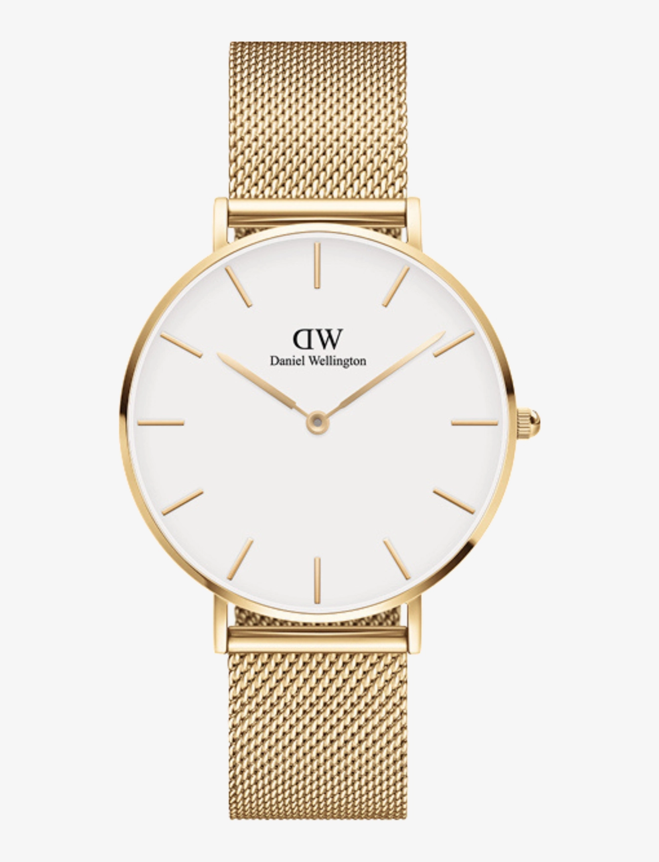 Daniel Wellington Petite 28 Evergold G White, 28 mm, Gold, Ure > Analoge Ure, Dame