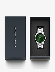 Daniel Wellington - Iconic Link Emerald 40 S Green - analog watches - silver/green - 2