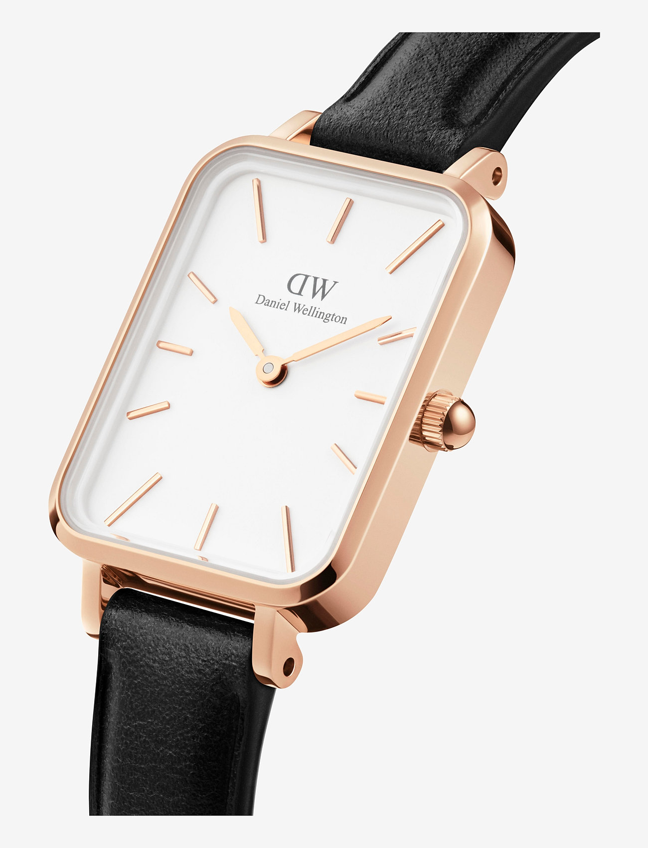 Daniel Wellington - Quadro 20X26 Pressed Sheffield RG White - analog watches - rose gold - 1