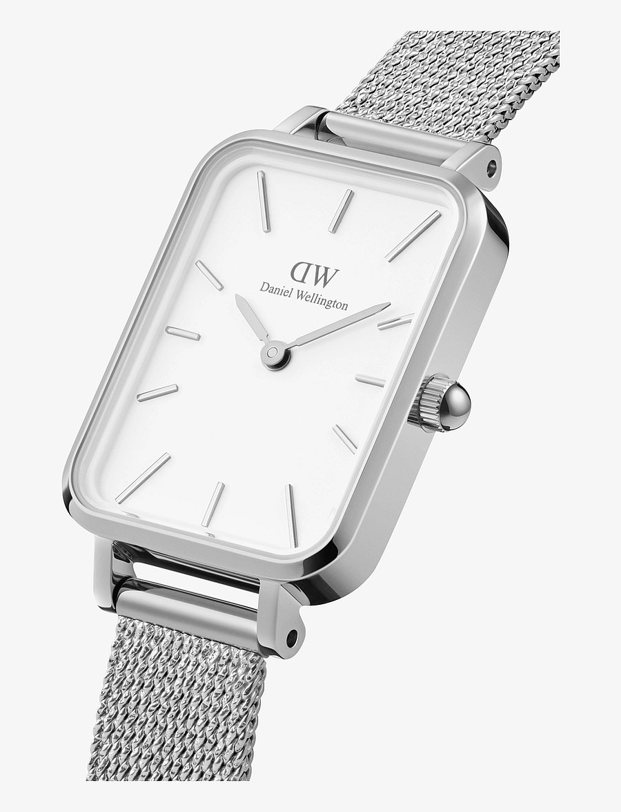 Daniel Wellington - Quadro 20X26 Pressed Sterling S White - analoge klokker - silver - 1