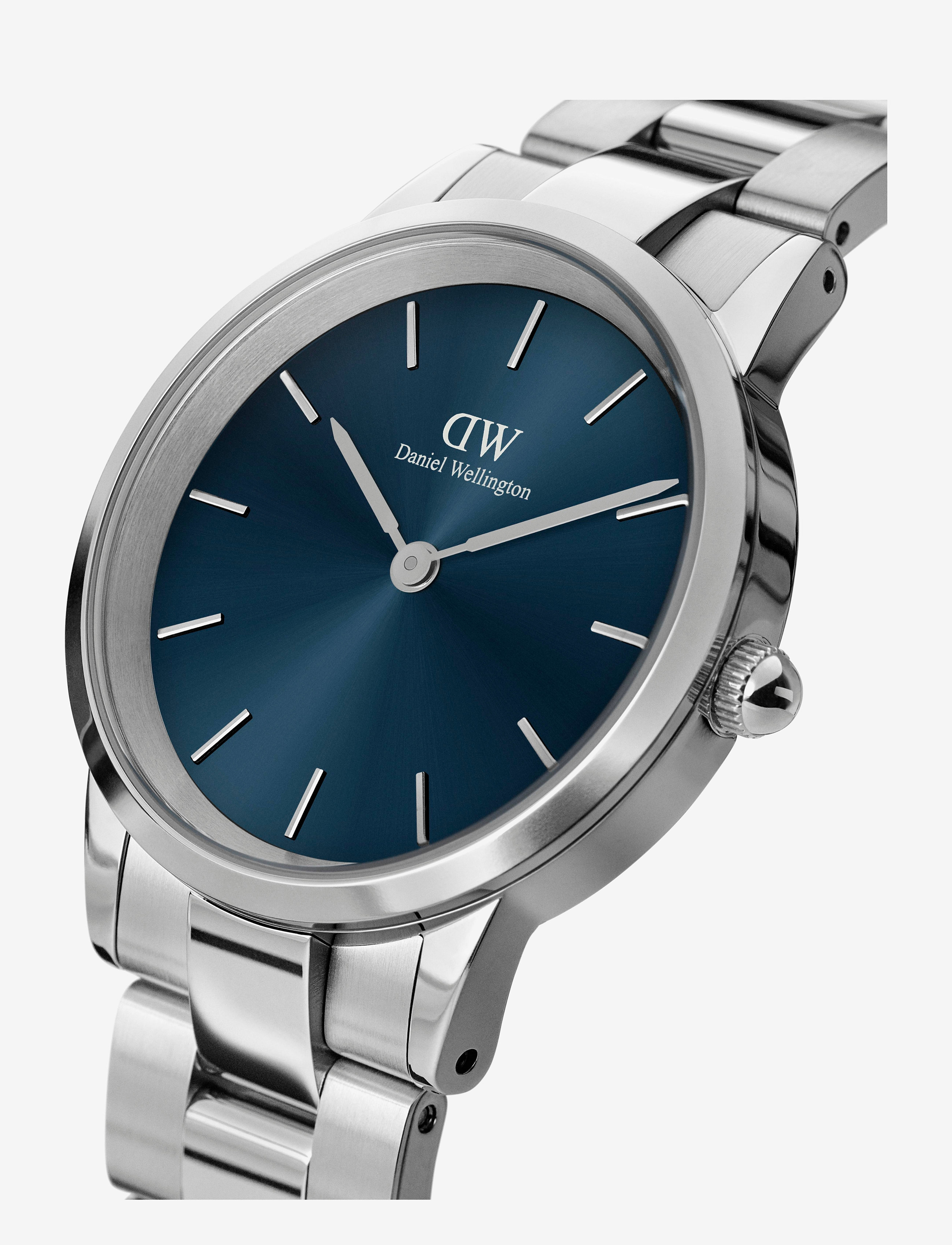 Daniel Wellington - Iconic Link Arctic 40 S Blue - analoge uhren - silver/blue - 1
