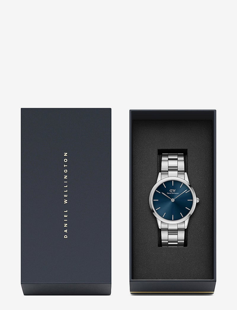 Daniel Wellington - Iconic Link Arctic 40 S Blue - analoga klockor - silver/blue - 2