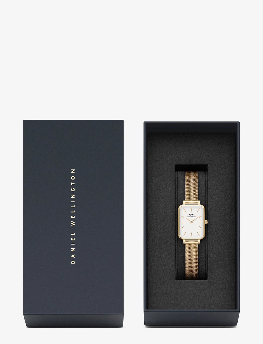 Daniel Wellington - Quadro 20X26 Pressed Evergold G White - analoogkellad - gold - 2
