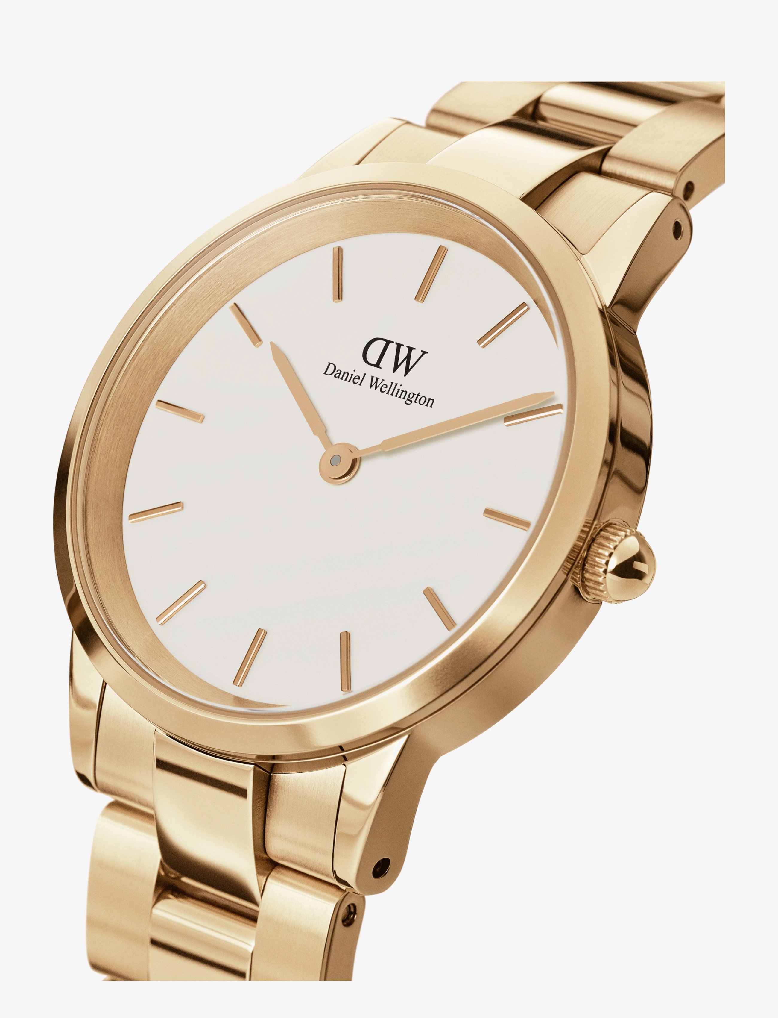 Daniel Wellington - Iconic Link 28 G White - analoginiai laikrodžiai - gold - 1