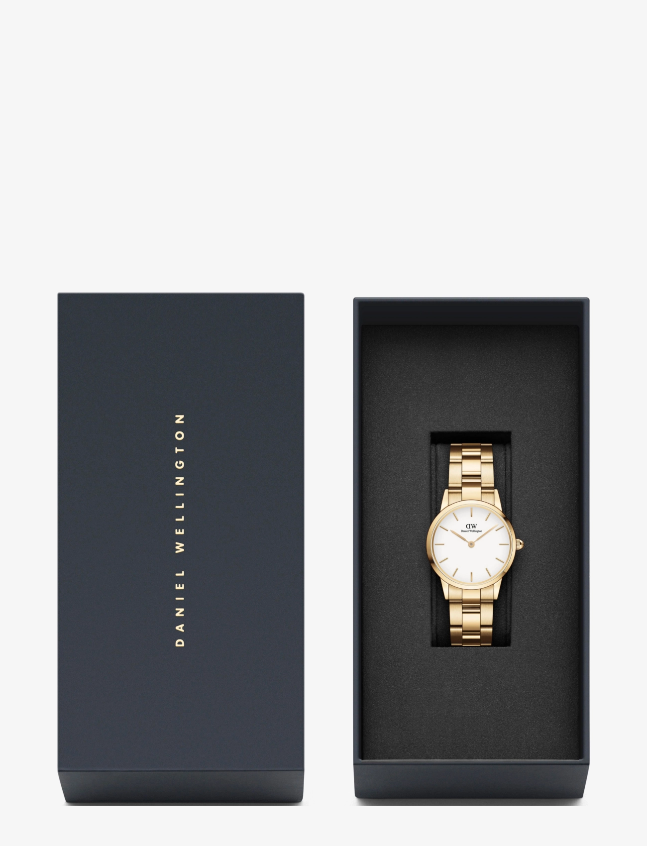 Daniel Wellington - Iconic Link 28 G White - analoginiai laikrodžiai - gold - 2