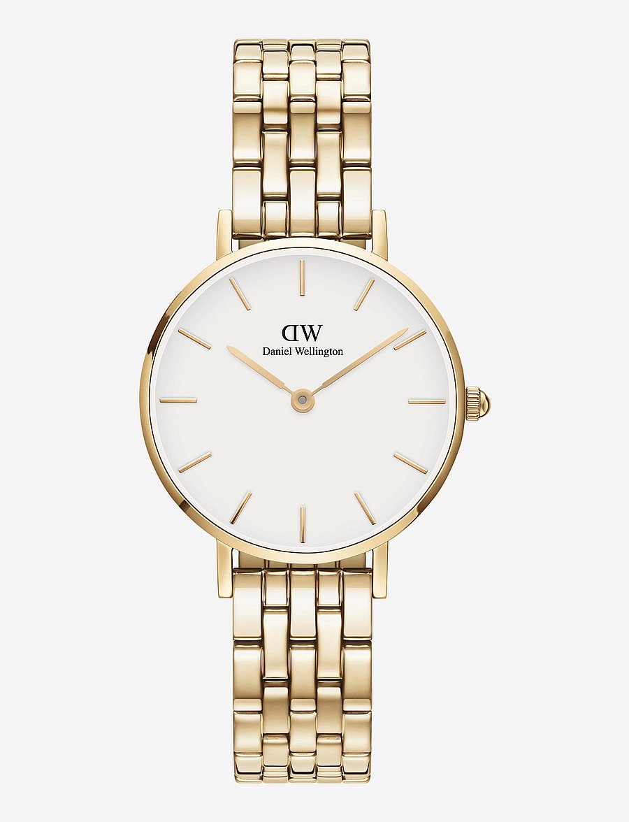 Daniel Wellington - Petite 28 5-Link G White - analoogkellad - gold - 0