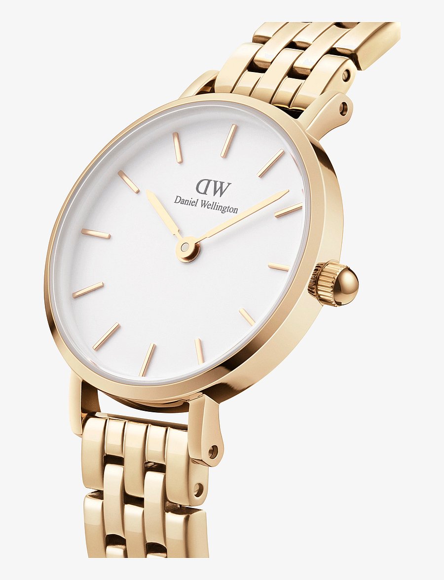 Daniel Wellington - Petite 28 5-Link G White - analoogkellad - gold - 1