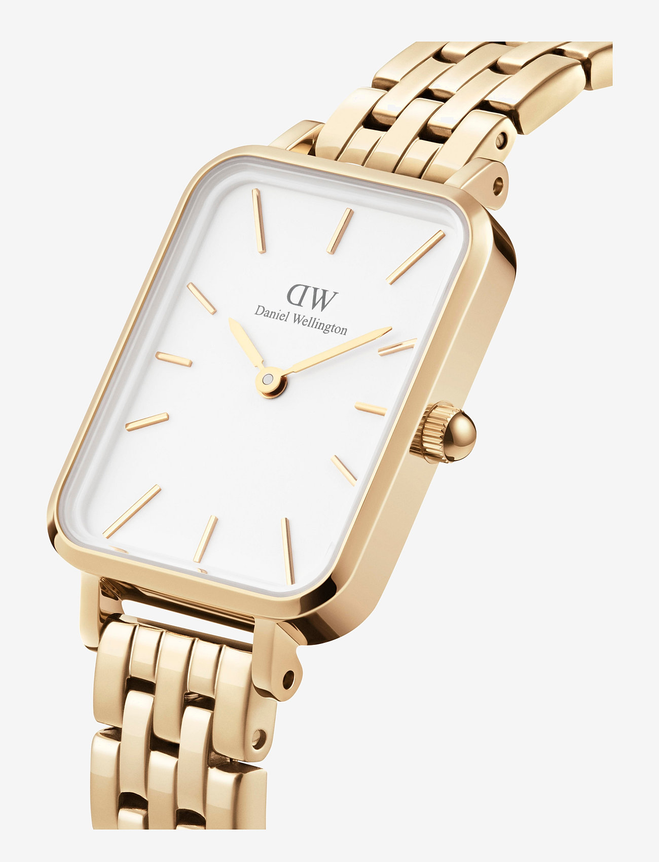 Daniel Wellington - Quadro 20x26 5-Link G White - analoge ure - gold - 1