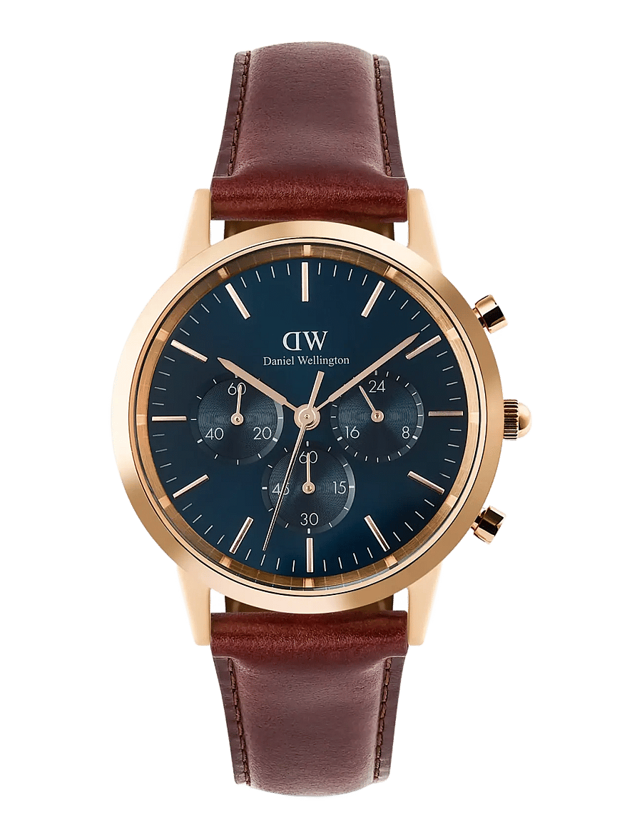 Daniel Wellington - Iconic Chronograph 42 St Mawes RG Arctic - analoge uhren - rose_gold - 1